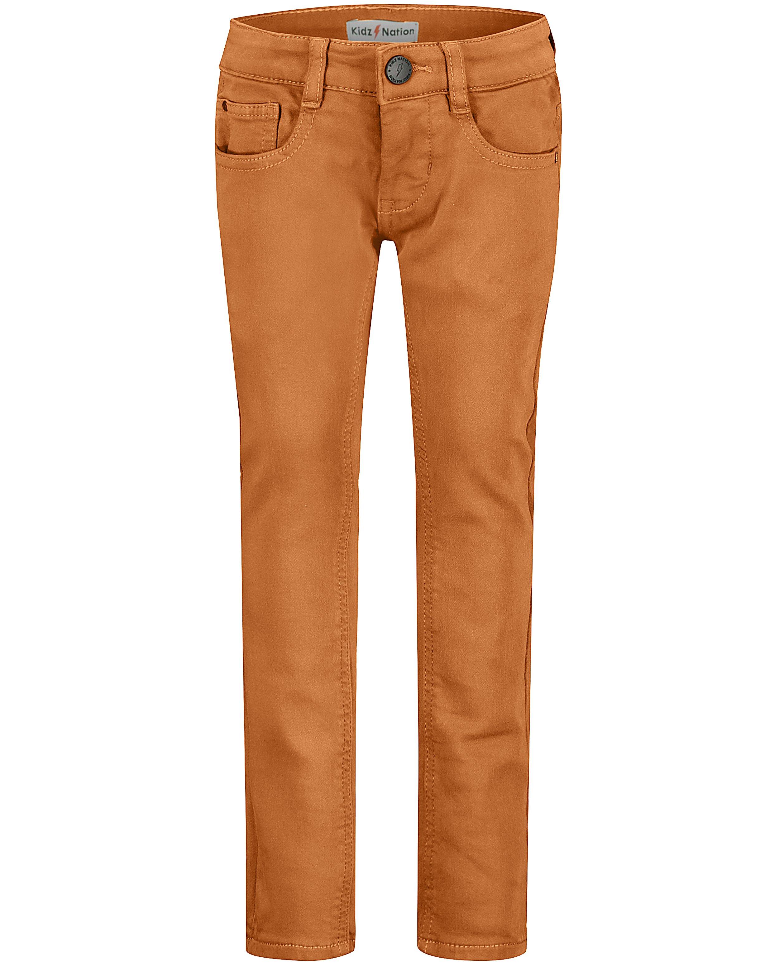 Skinny Joey en sweat denim, 2-7 ans - brun - Kidz Nation