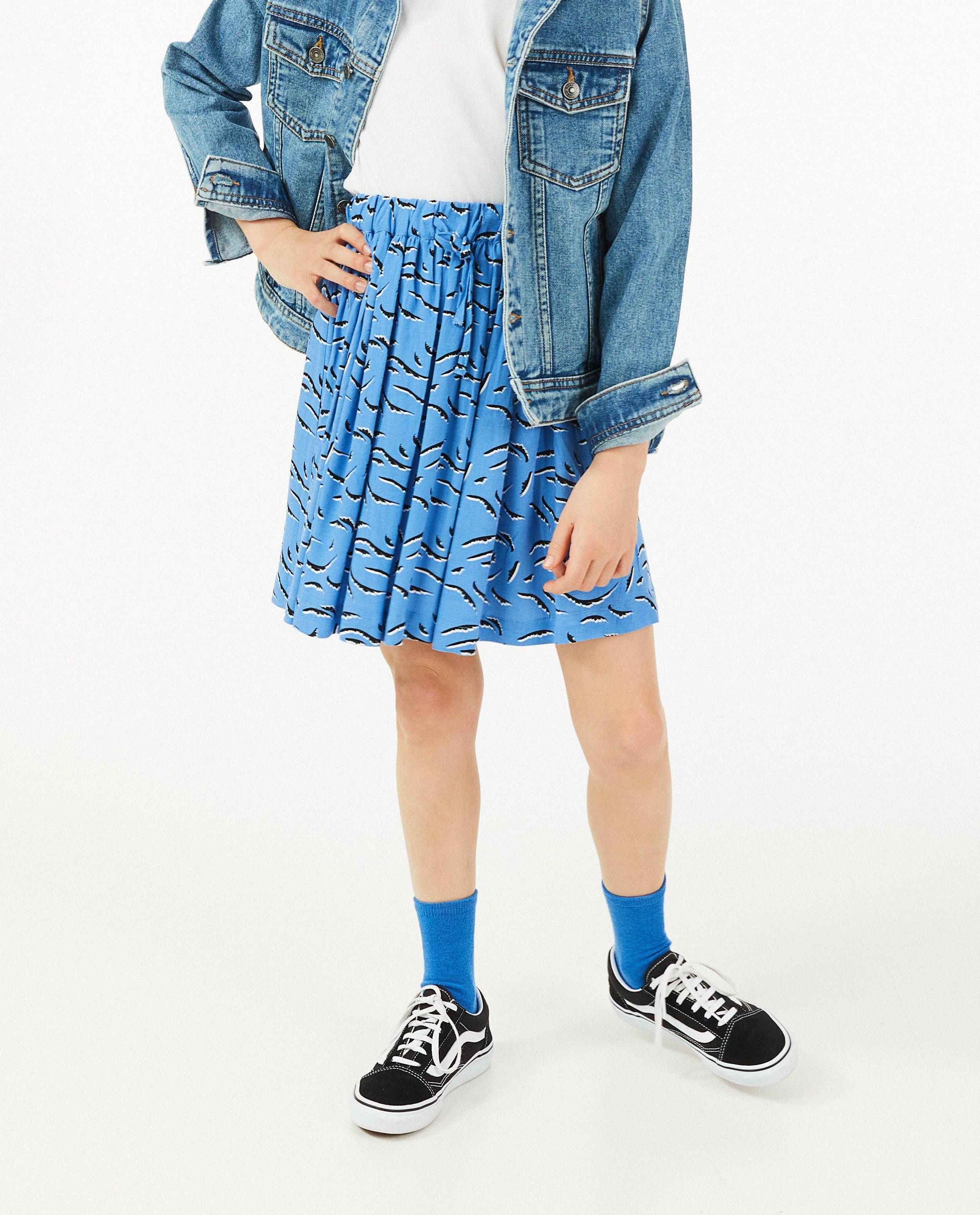 Jupes - Jupe bleue en viscose EcoVero I AM
