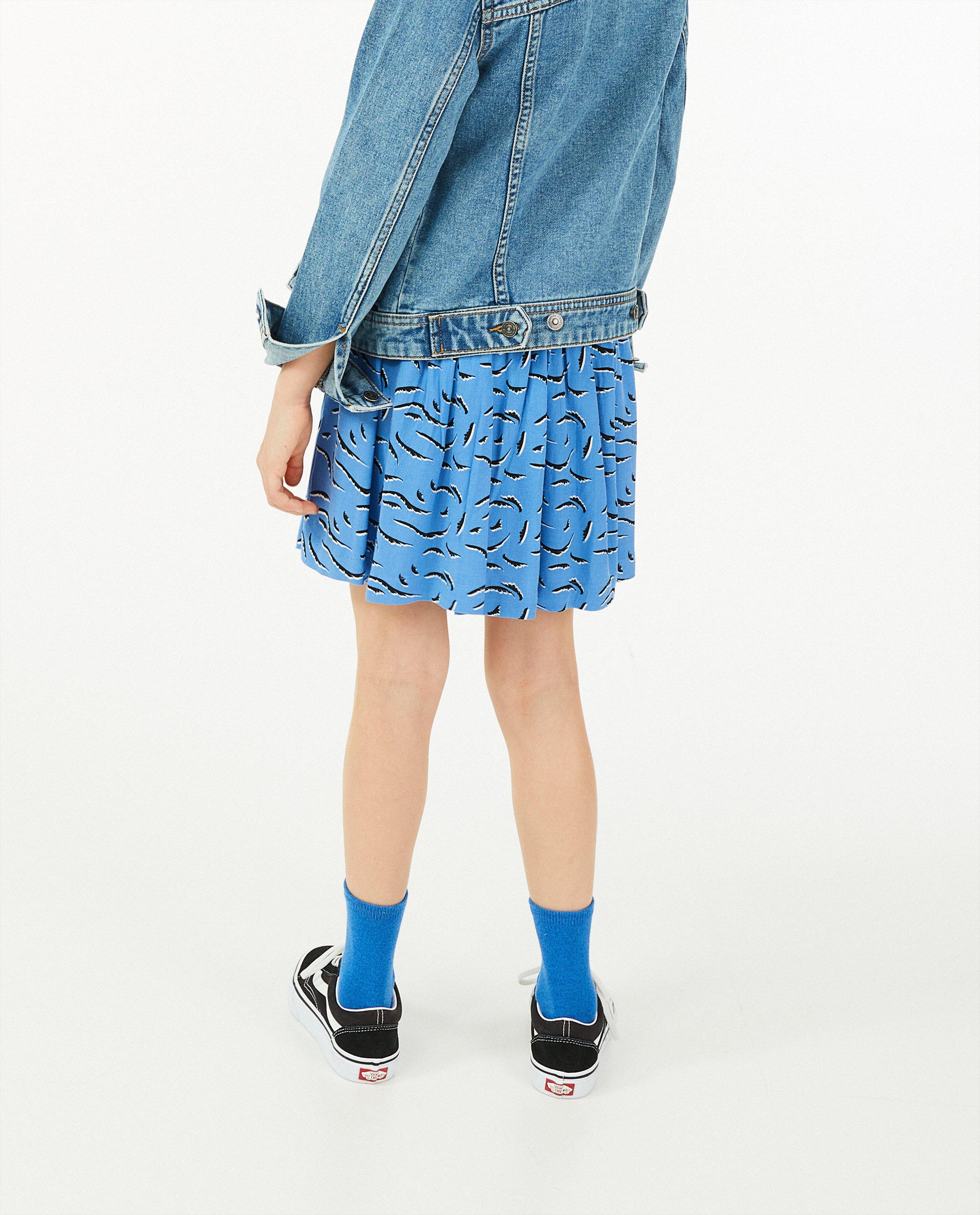 Jupes - Jupe bleue en viscose EcoVero I AM