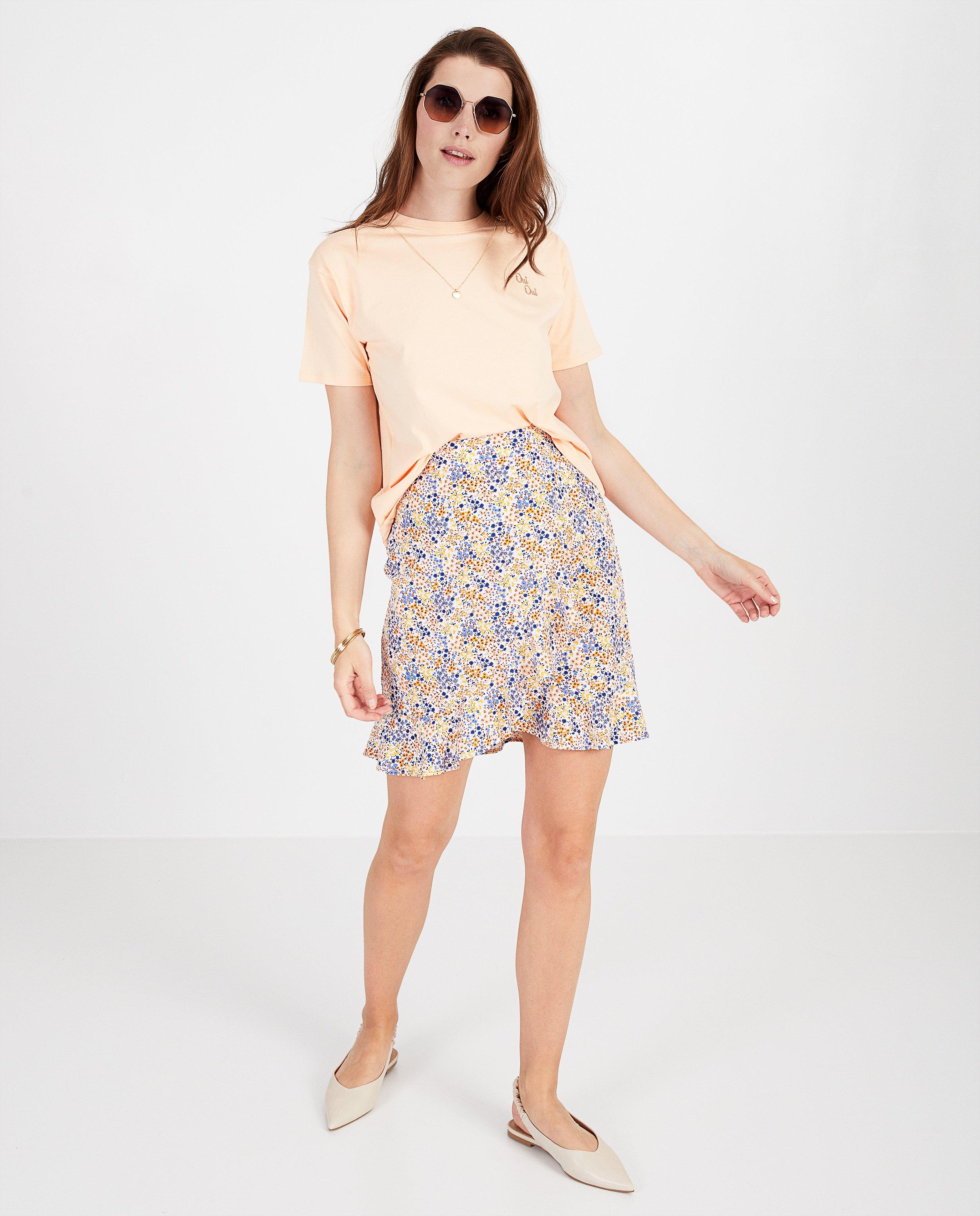 Witte rok met bloemenprint Sora - Product Detail - meerkleurig - afbeelding nummer 1