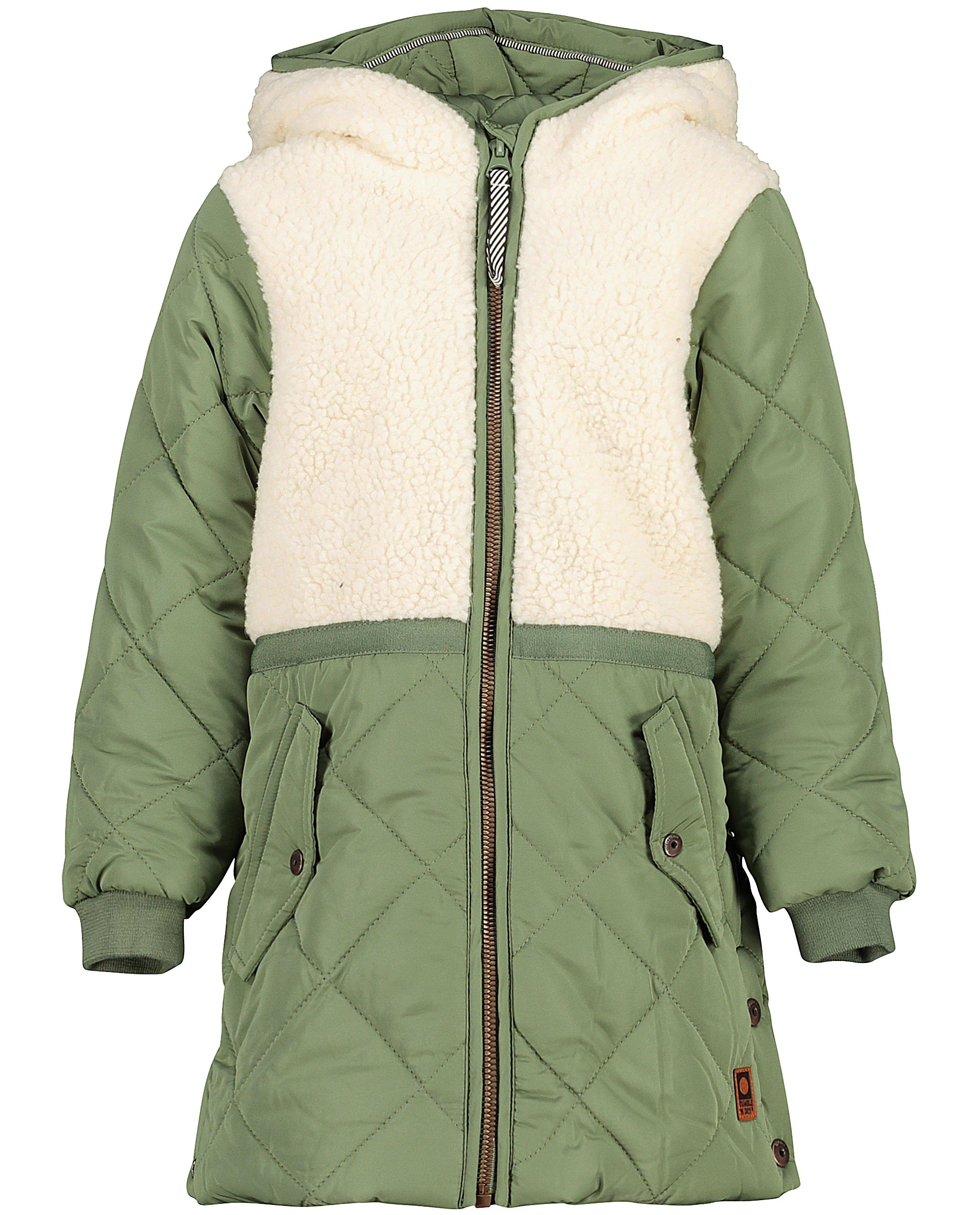 Groene parka Tumble 'n Dry - met witte teddy - Tumble 'n Dry