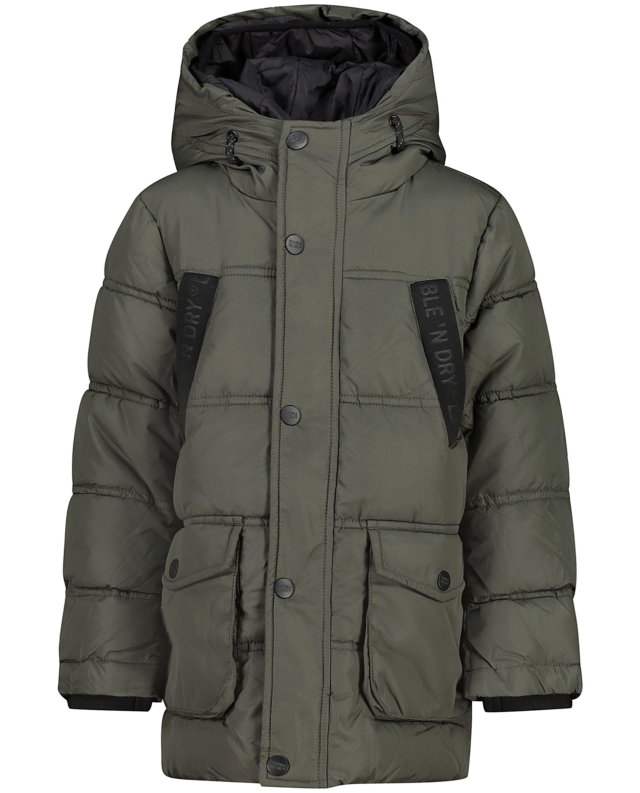 Groene winterjas Tumble 'n Dry, 2-7 jaar - waterafstotend - Tumble 'n Dry