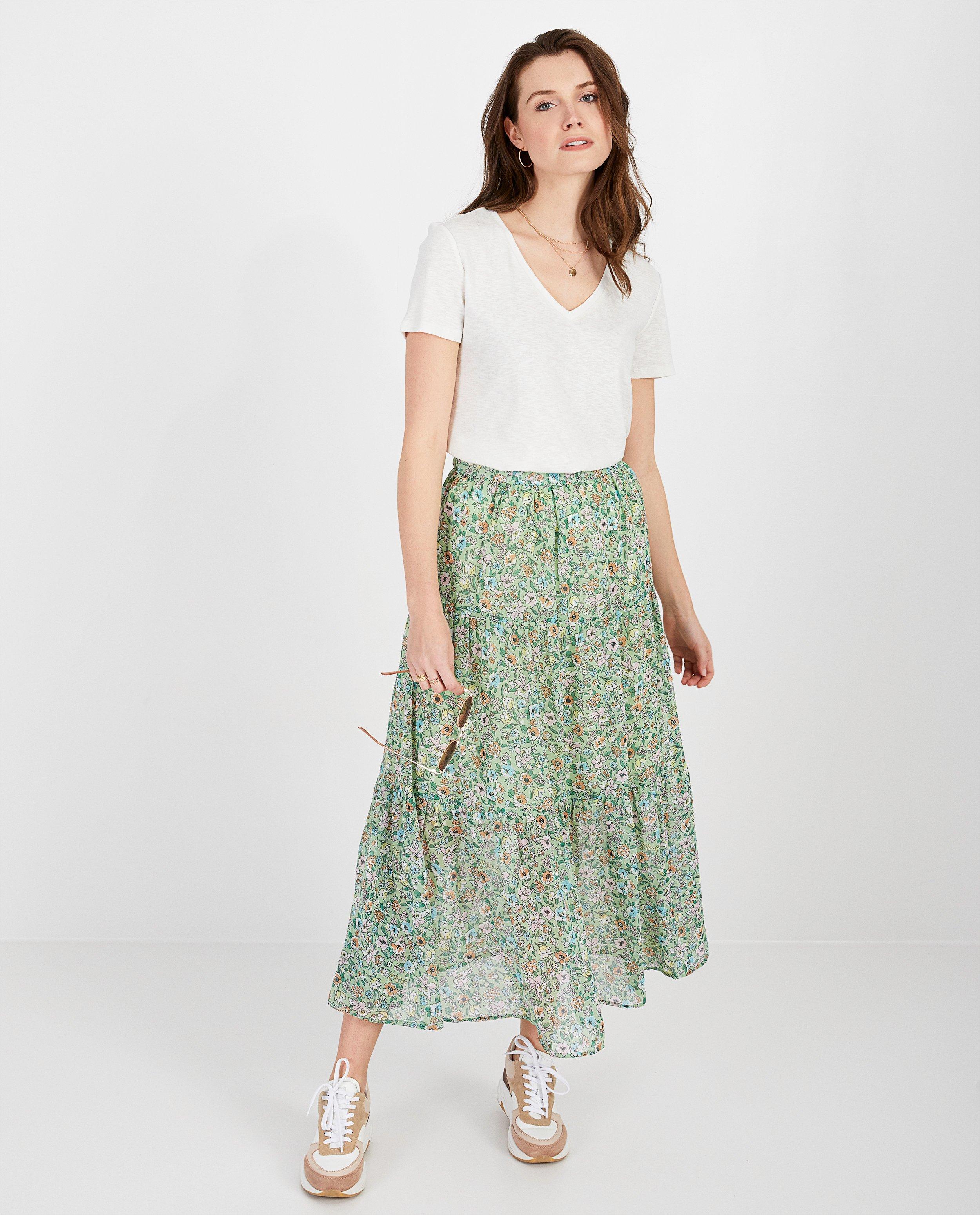 Jupe vert menthe Karen Damen - Détails du produit - multicolore - image numéro 1