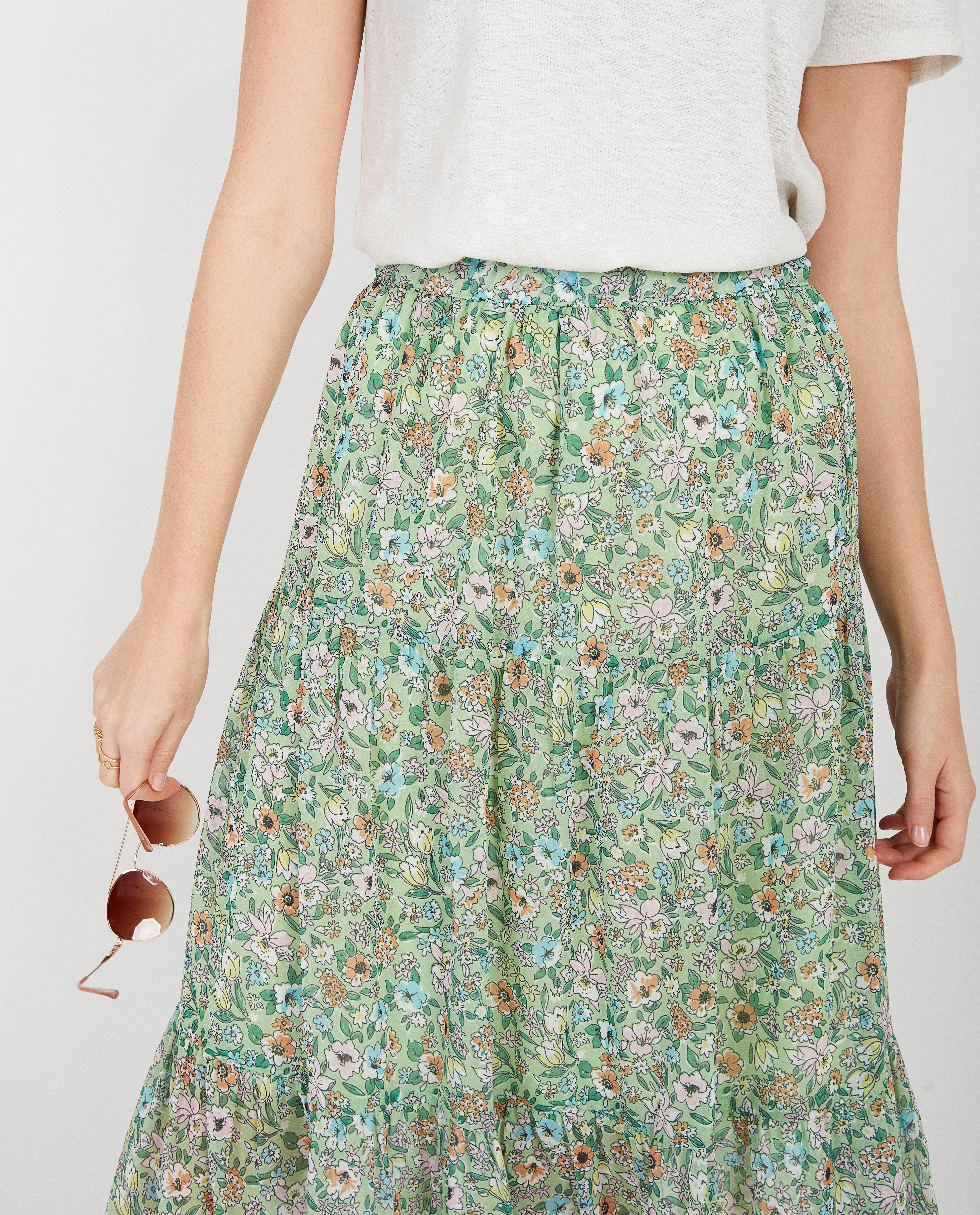 Jupe vert menthe Karen Damen - Détails du produit - multicolore - image numéro 4