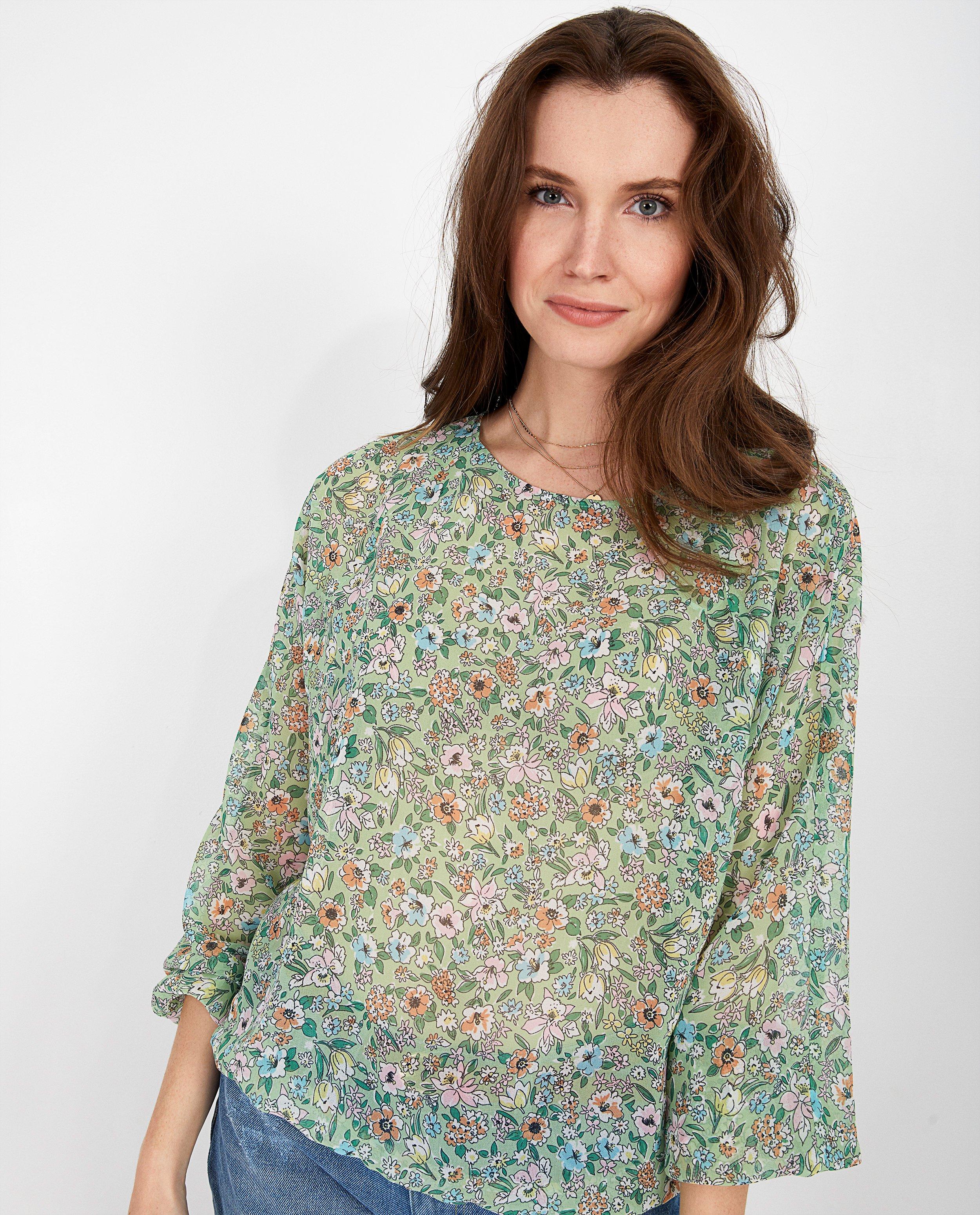 Hemden - Mintgroene blouse Karen Damen