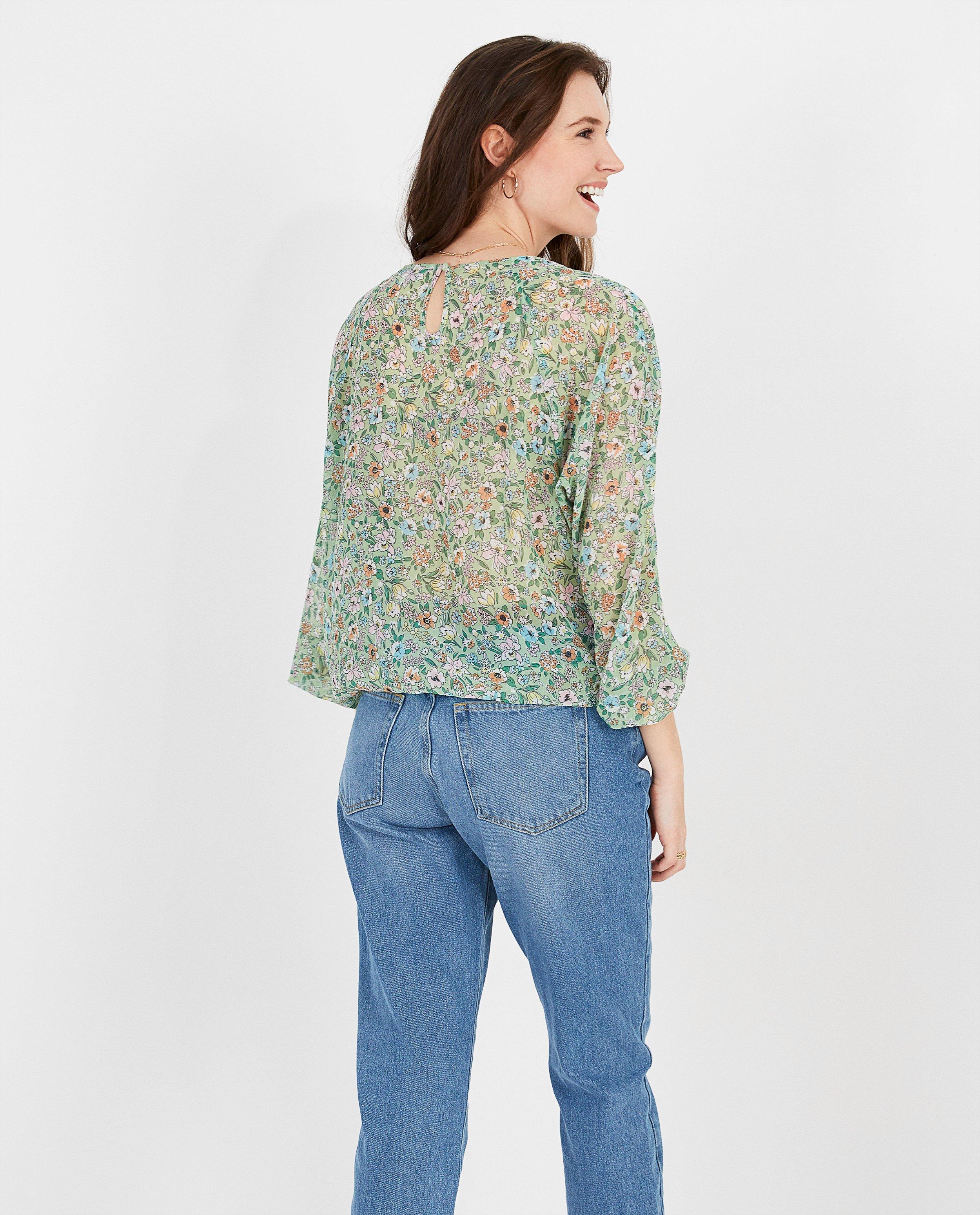 Hemden - Mintgroene blouse Karen Damen