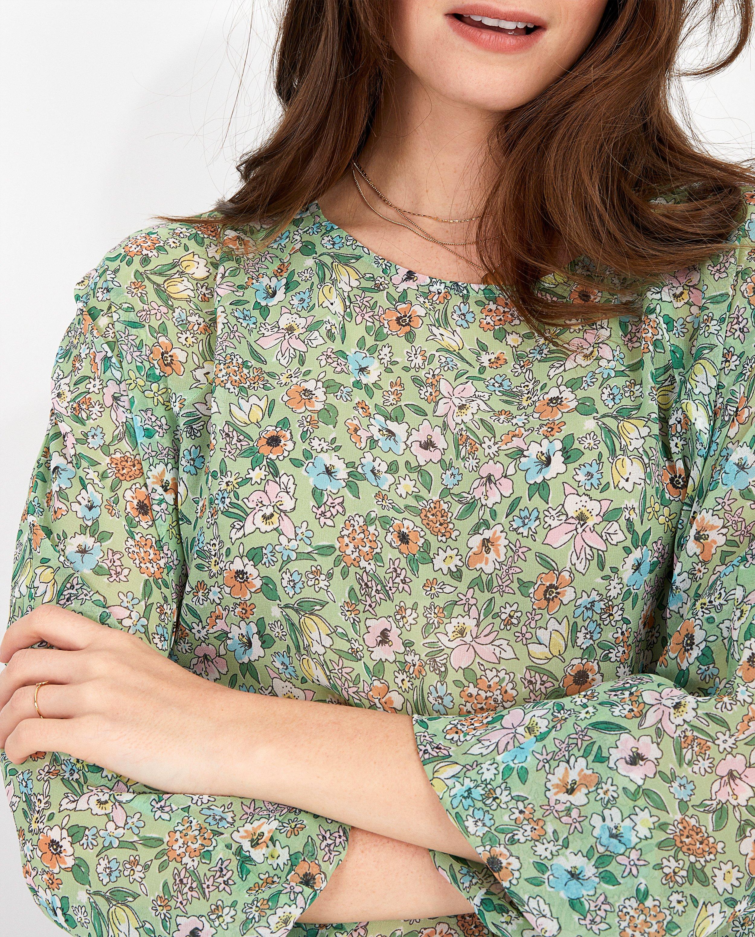 Hemden - Mintgroene blouse Karen Damen