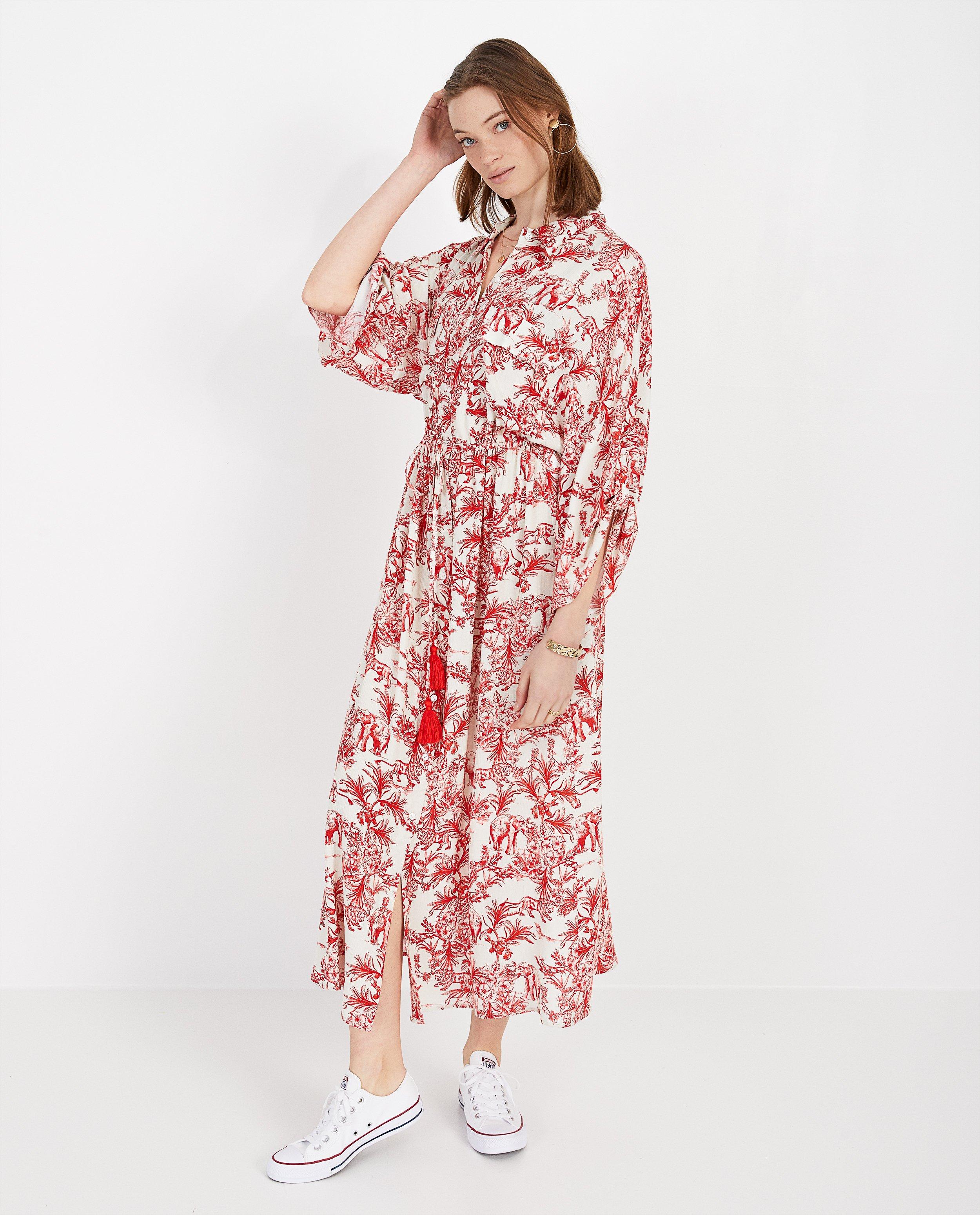 Robe maxi à imprimé Karen Damen - sur toute la surface - Karen Damen