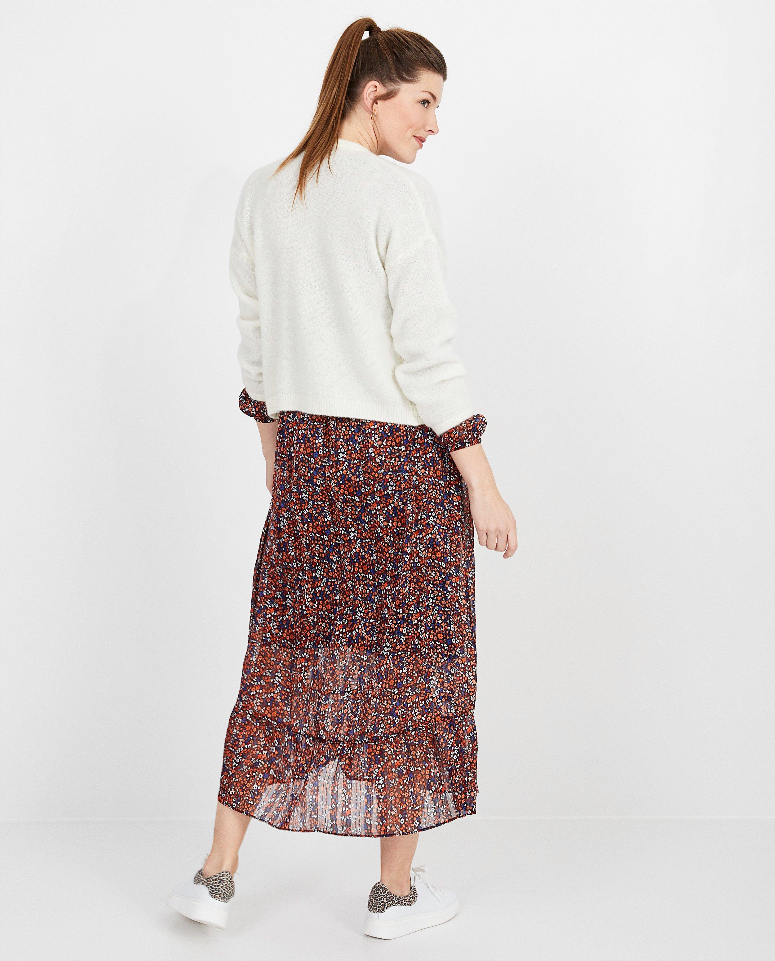 Cardigans - Wit vest met knopen Sora