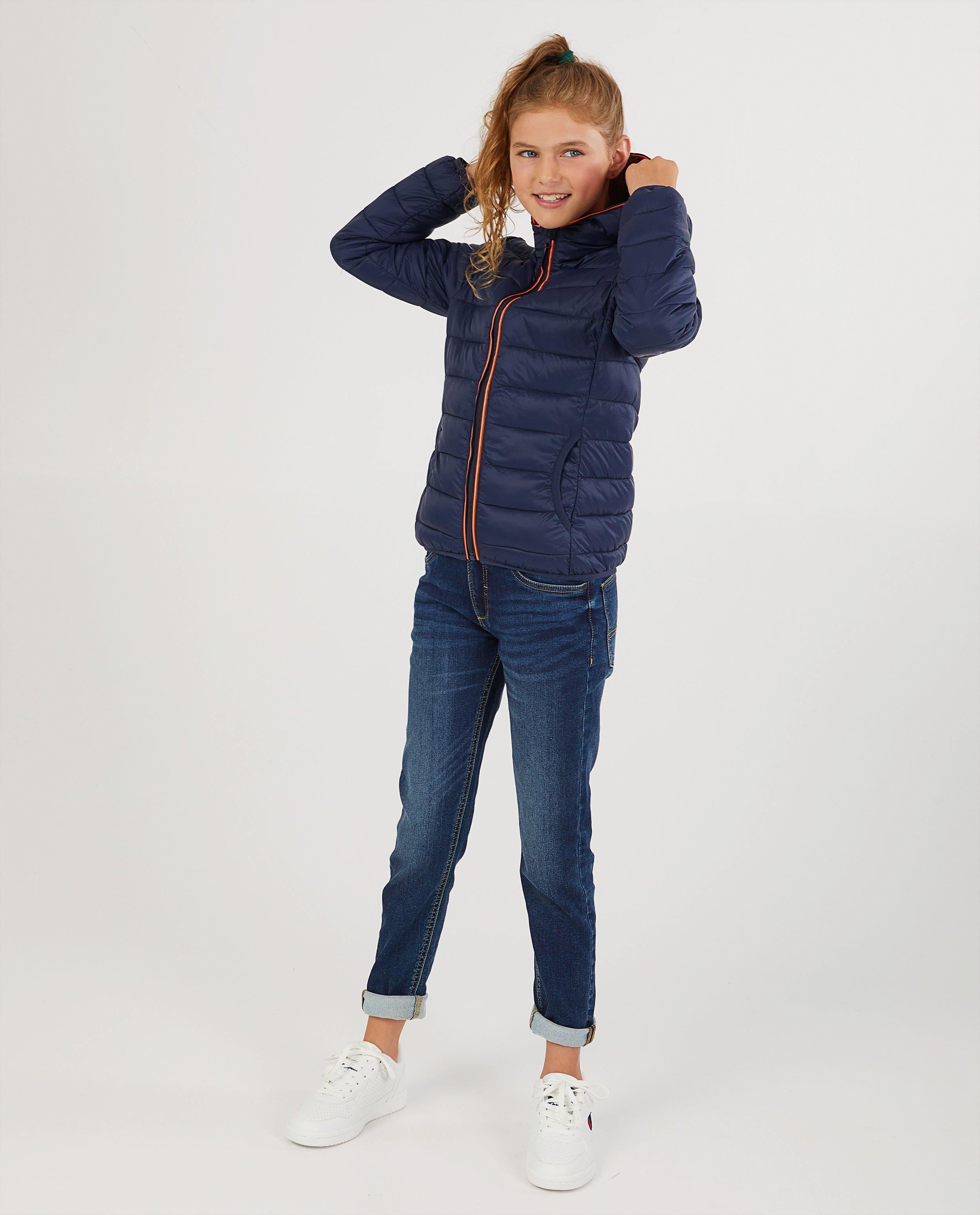 Doudoune 100 % recyclée, 7-14 ans - bleue - Fish & Chips