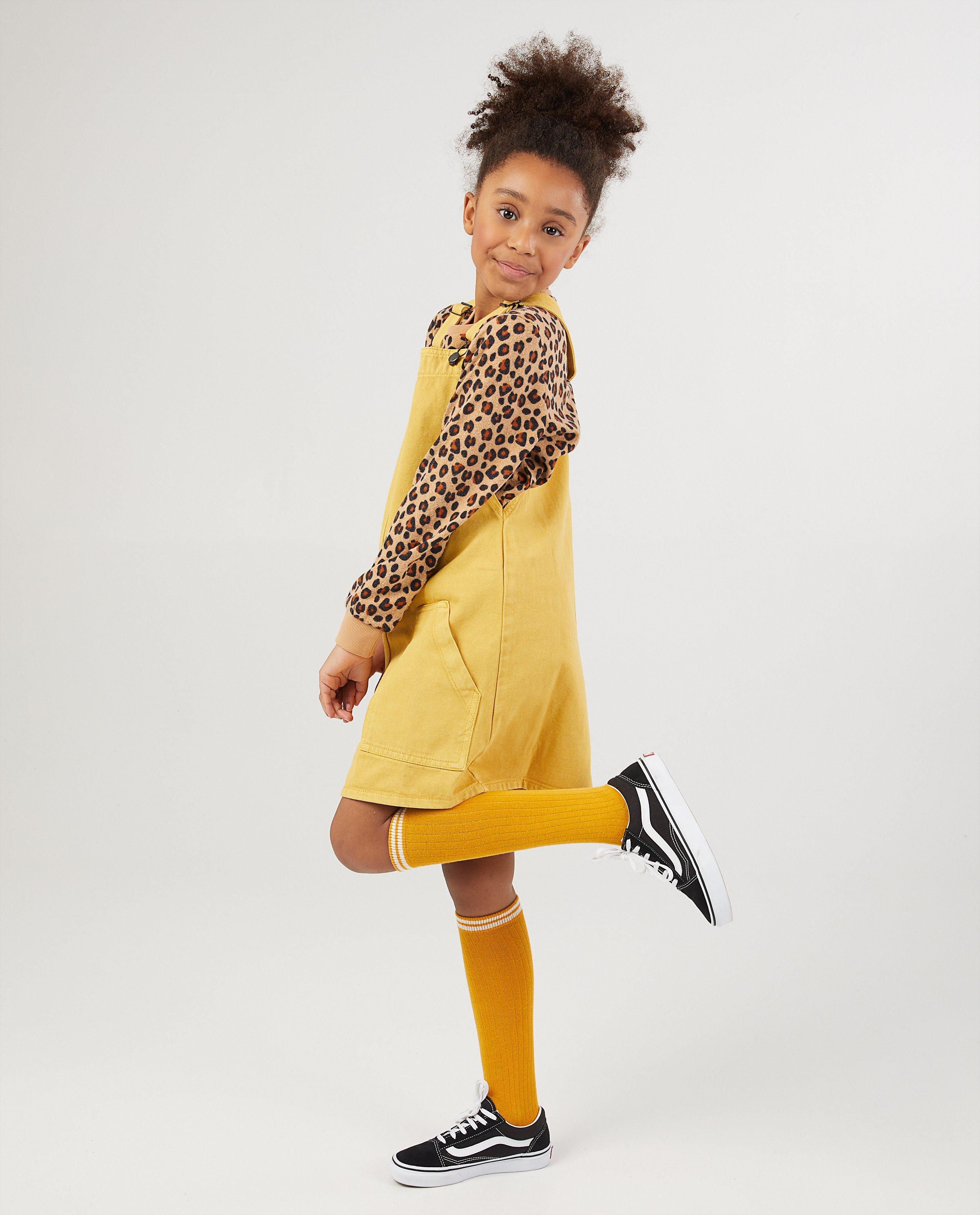 Robe salopette jaune BESTies - denim - Besties