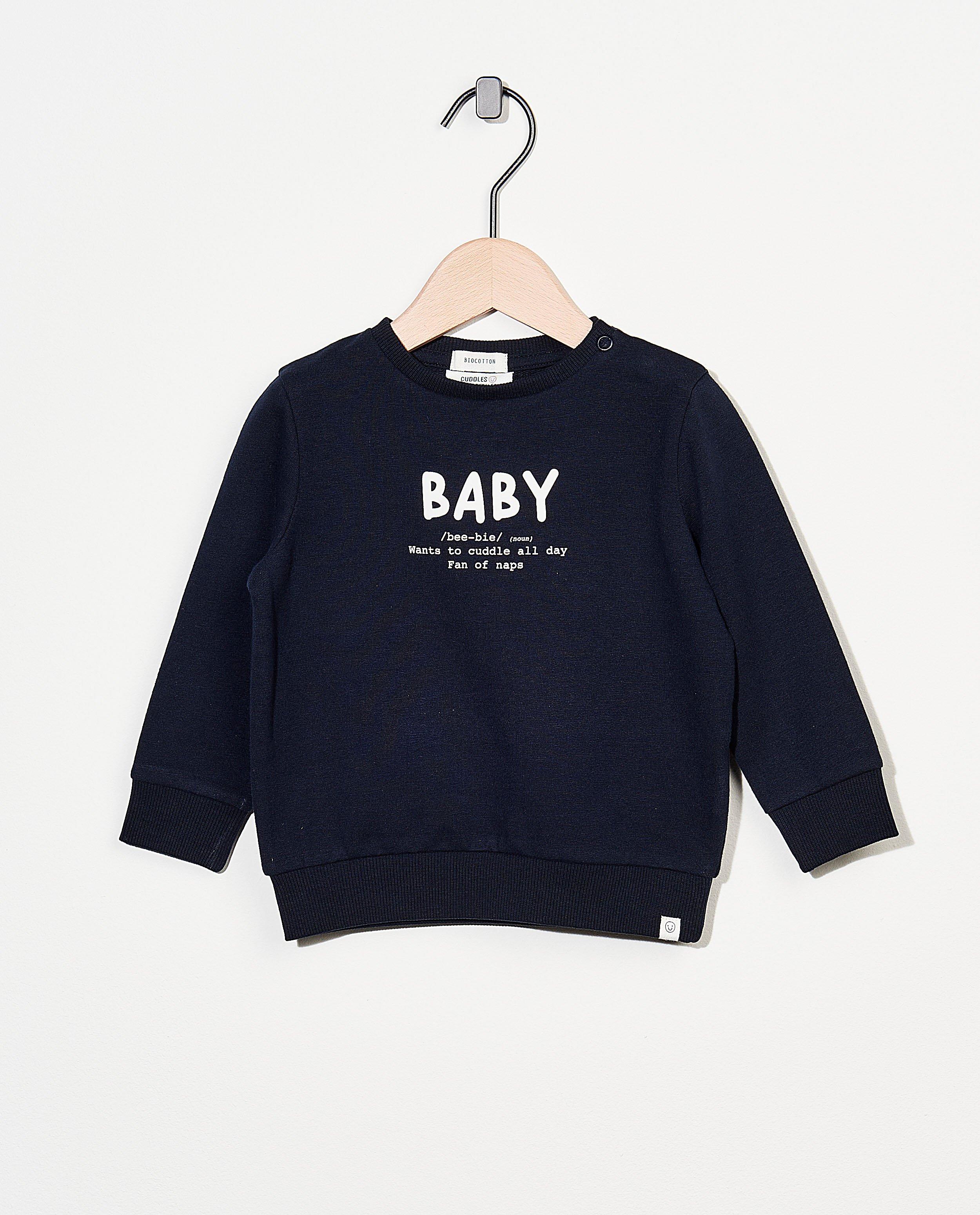 Sweater van biokatoen met print - van biokatoen - Cuddles and Smiles