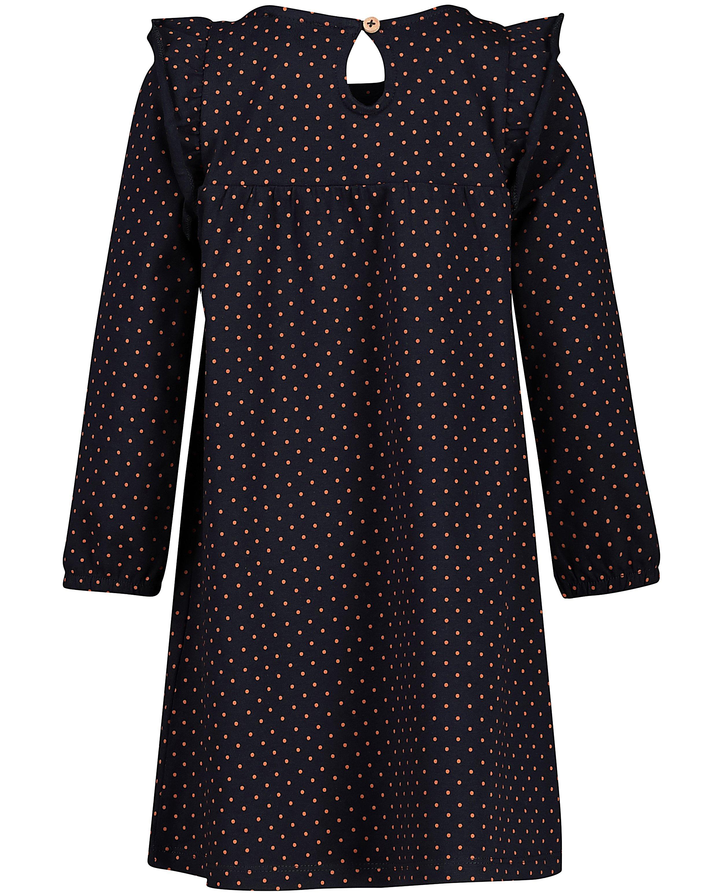Robes - Robe bleu foncé à pois