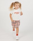 T-shirt blanc en coton bio - Miss Sunshine - Milla Star