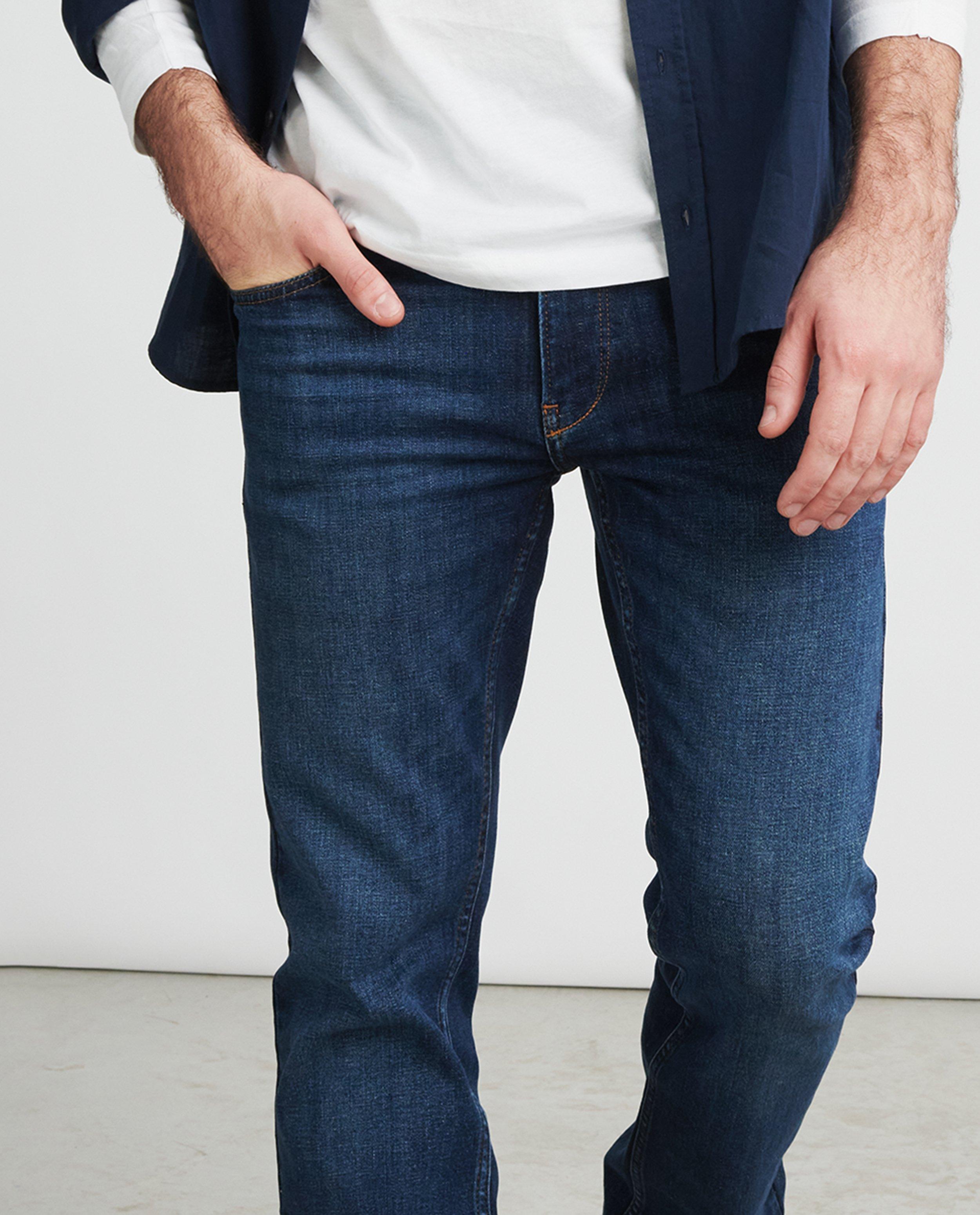 Jeans - Jeans bleu foncé, straight fit