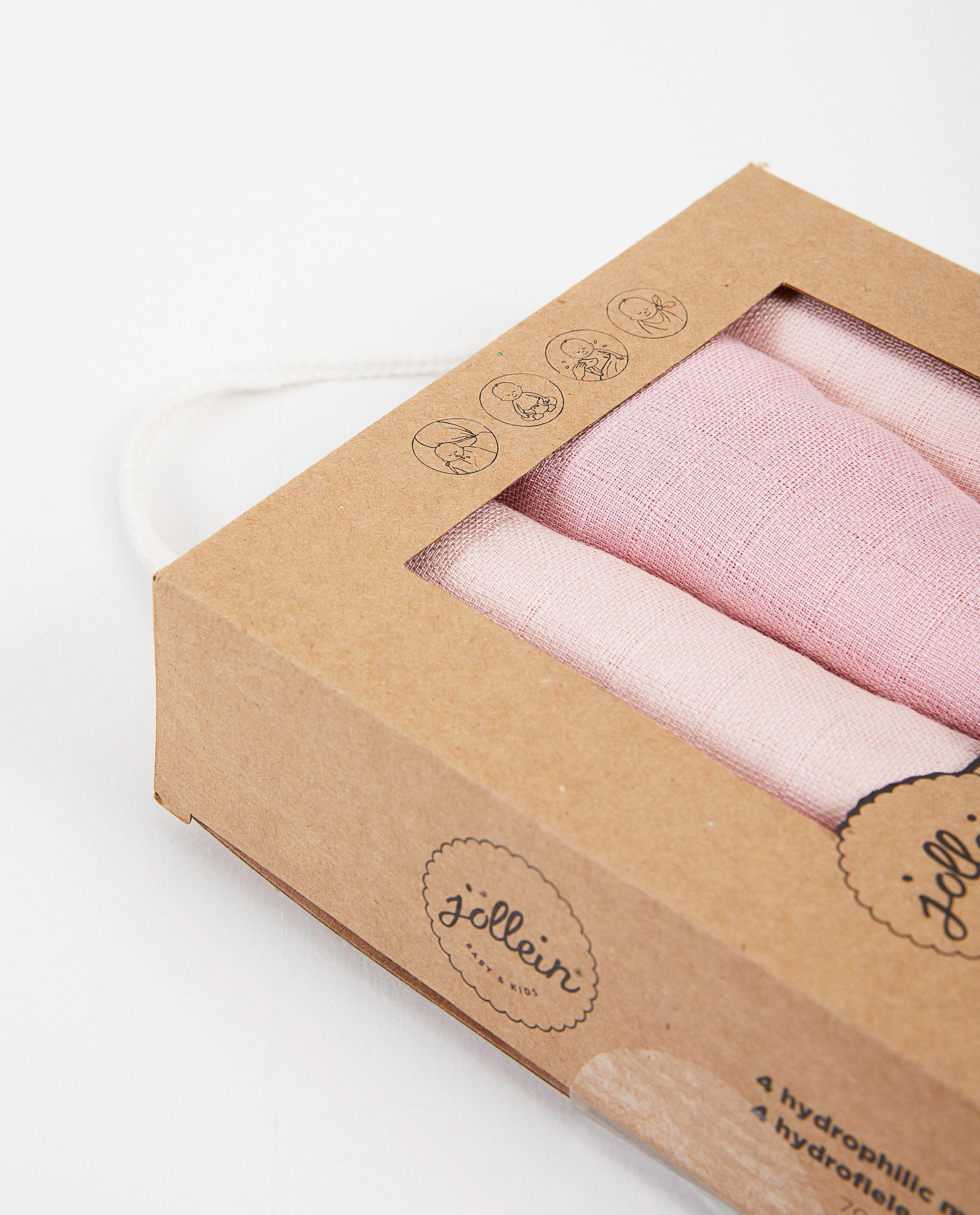 Accessoires pour bébés - 4 tétras hydrophiles Jollein