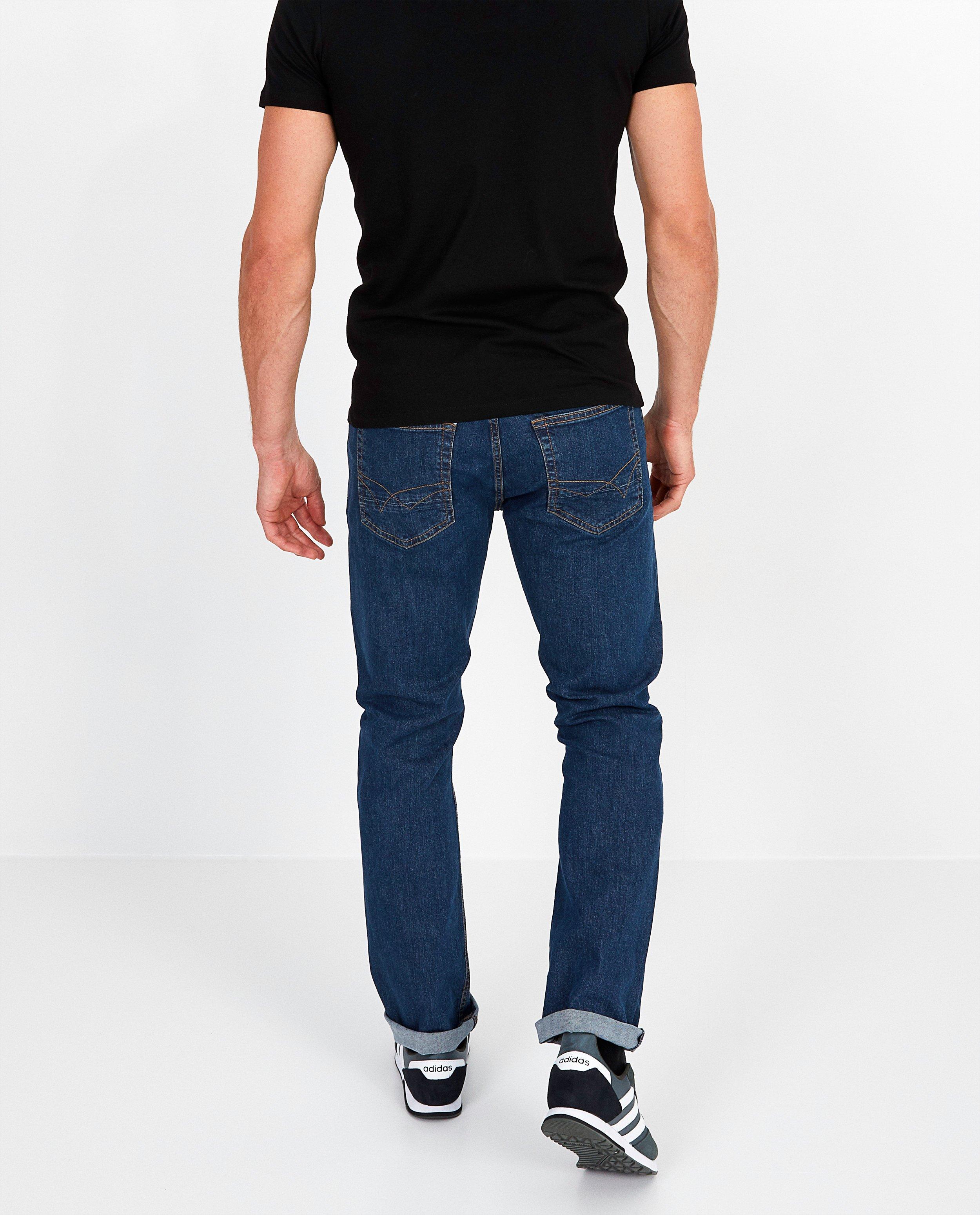 Jeans - Blauwe jeans, straight fit