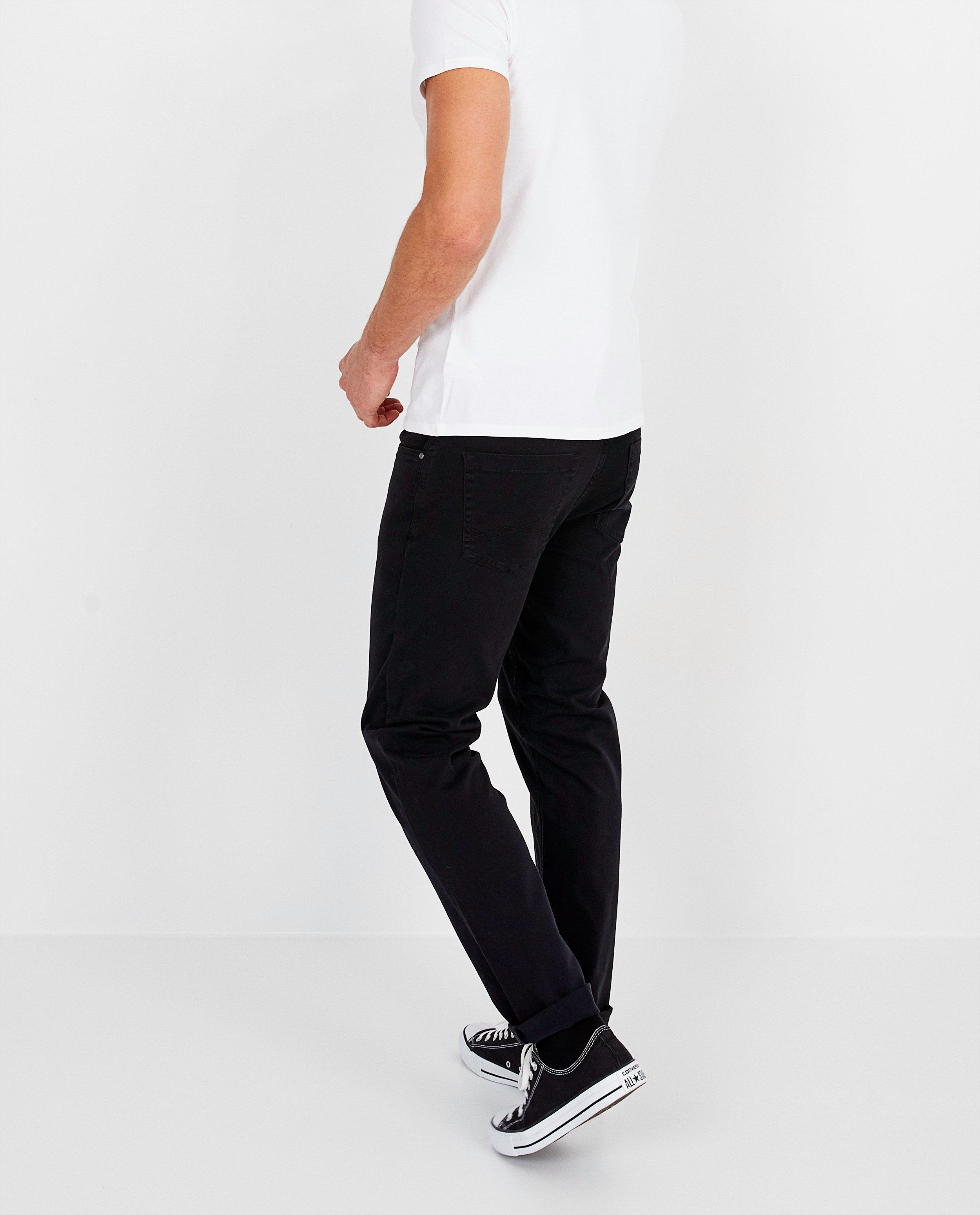 Broeken - Regular broek in zwart