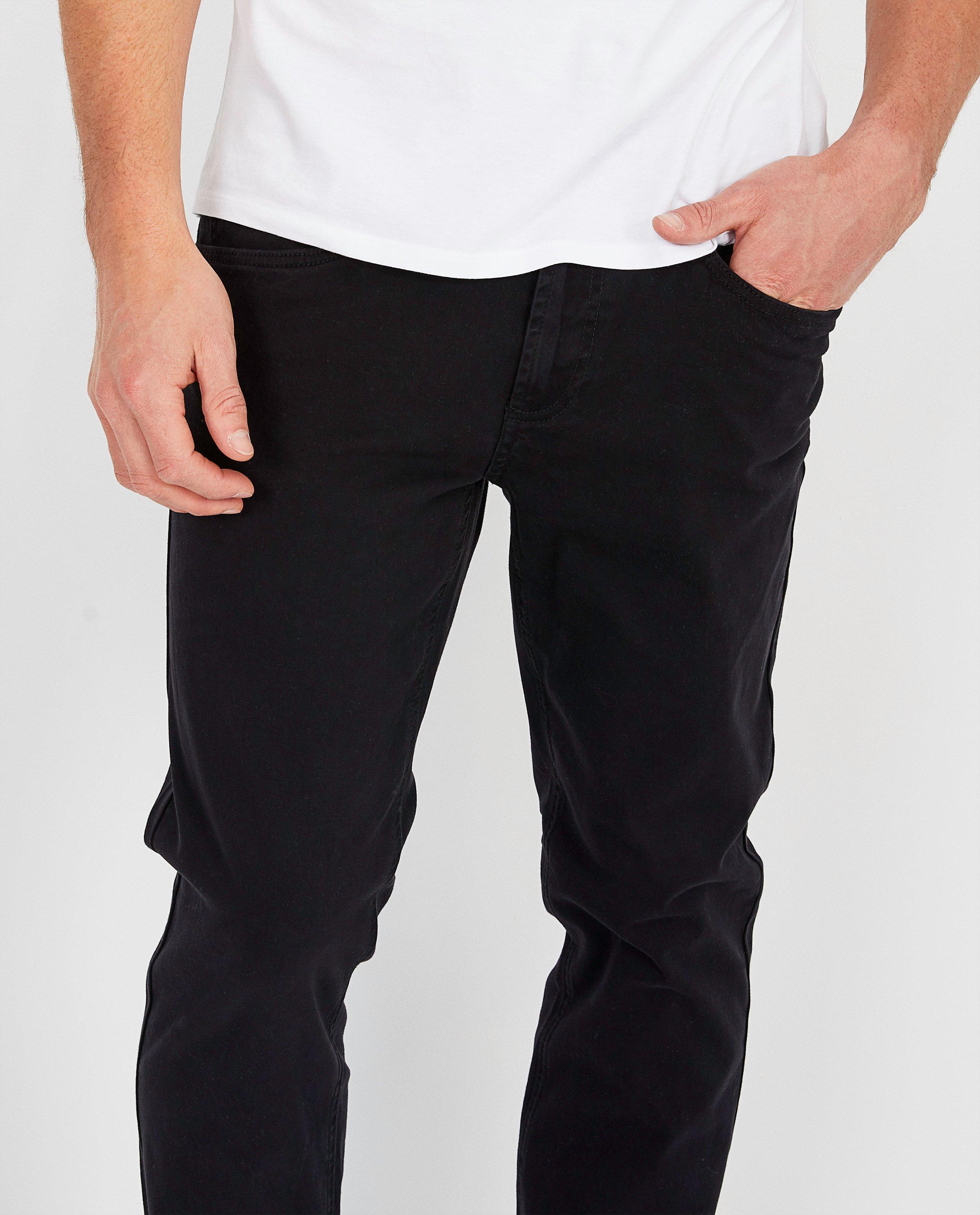 Broeken - Regular broek in zwart