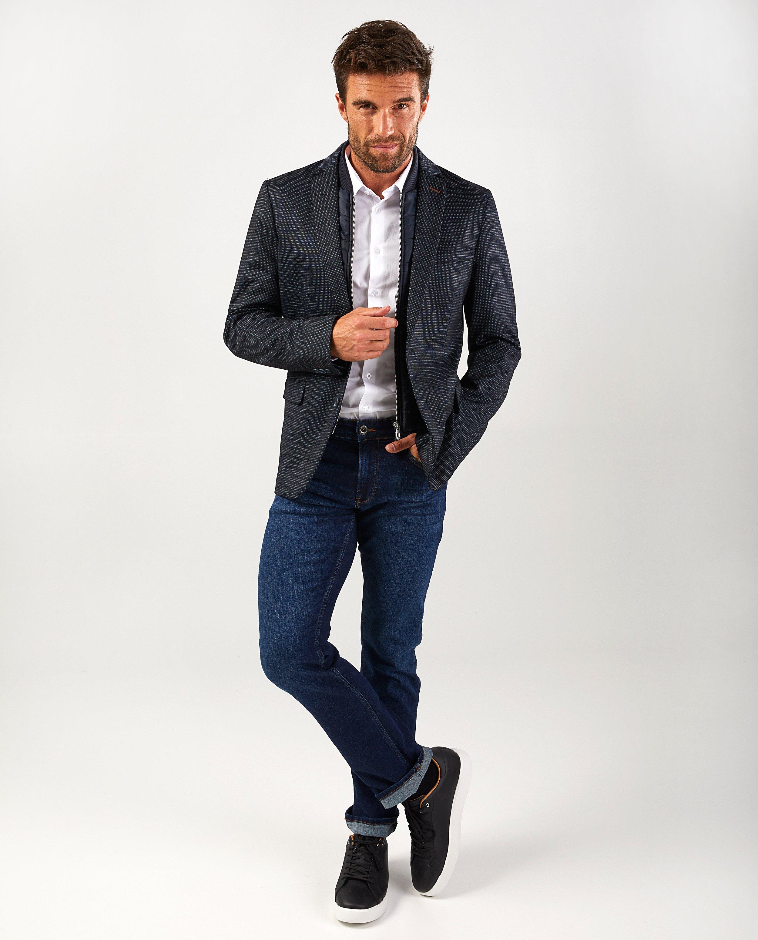 Blazer met print - en ritssluiting - Iveo