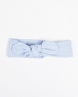 Bandeau bleu clair avec nœud papillon - unie - Cuddles and Smiles