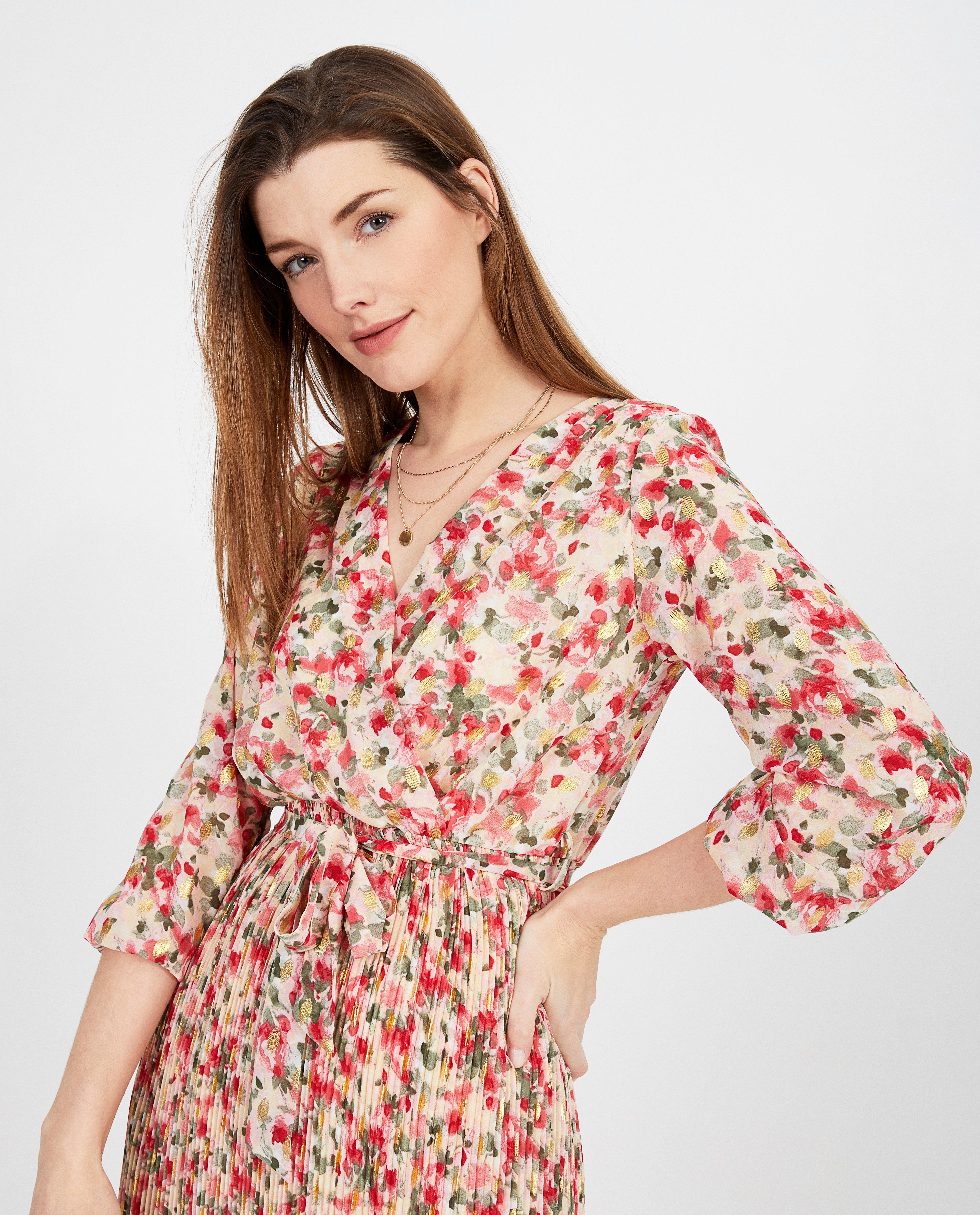 Kleedjes - Jurk met bloemenprint