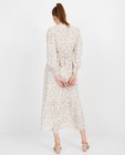 Kleedjes - Witte maxi-jurk met print