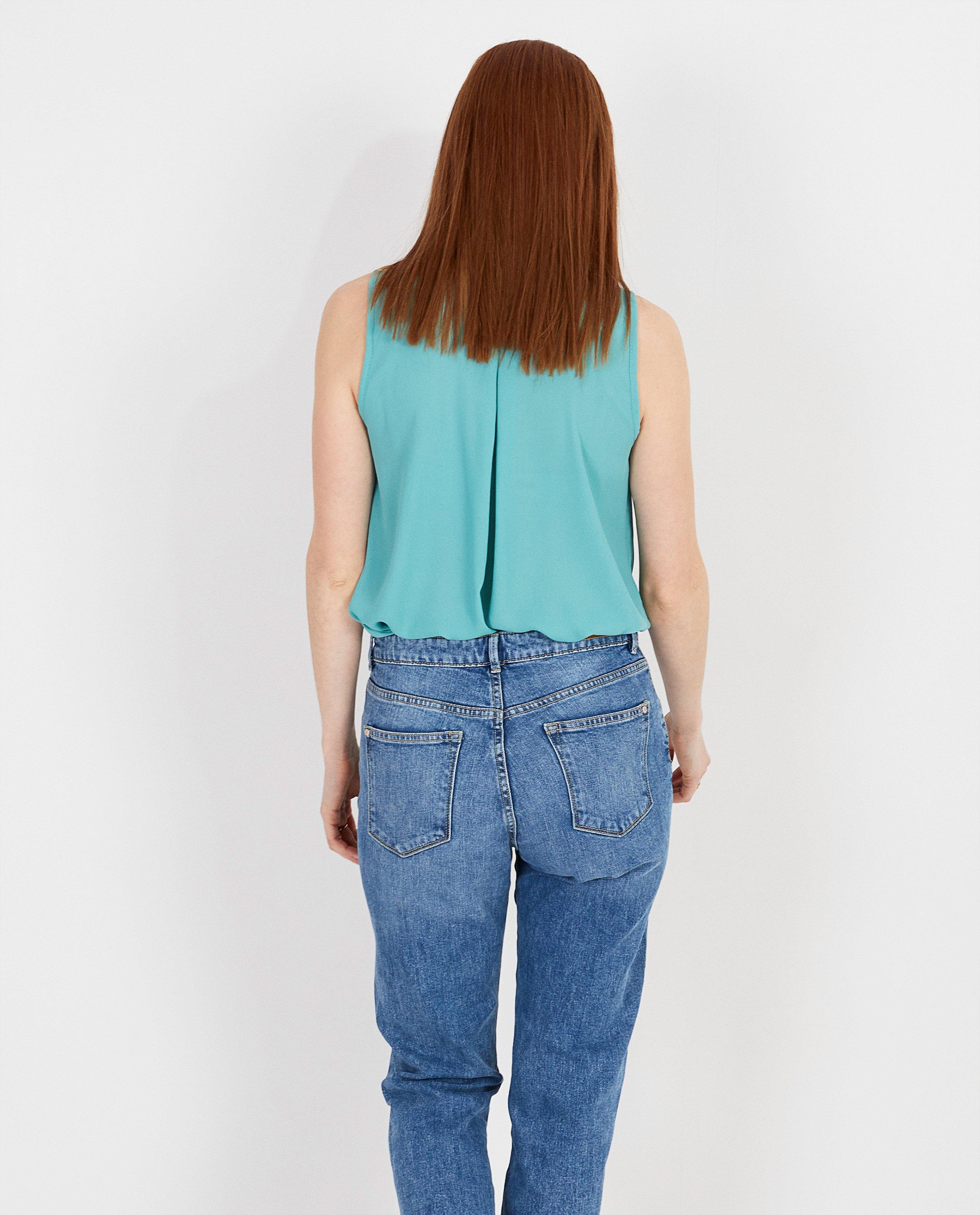 Top bleu-vert Atelier BXL - D&eacute;tails du produit - vert clair - image num&eacute;ro 3