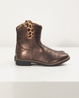 Boots western brun métallisé - brillants - Milla Star