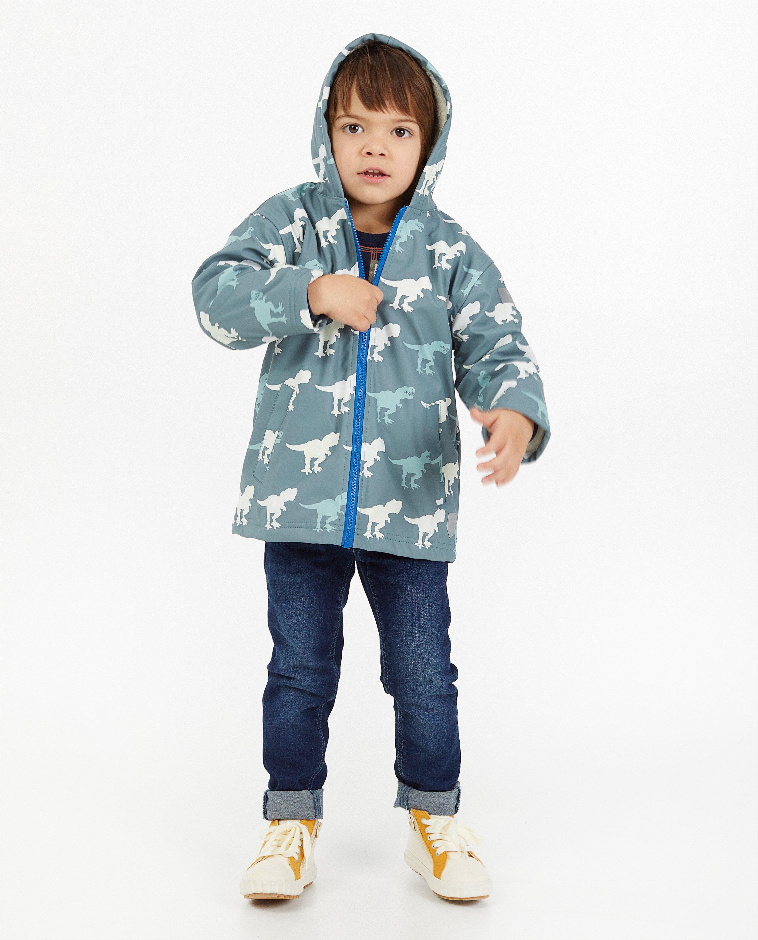 Grijze rubberjas met print Hatley - allover - Hatley