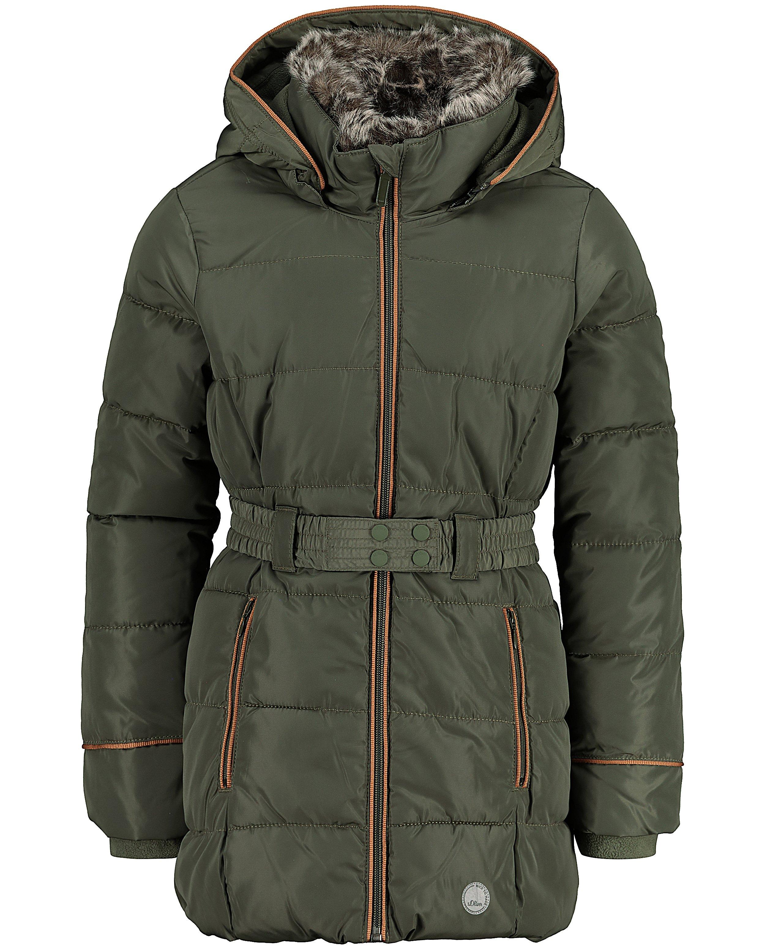 Manteau vert en fausse fourrure s.Oliver - imperméable - S. Oliver