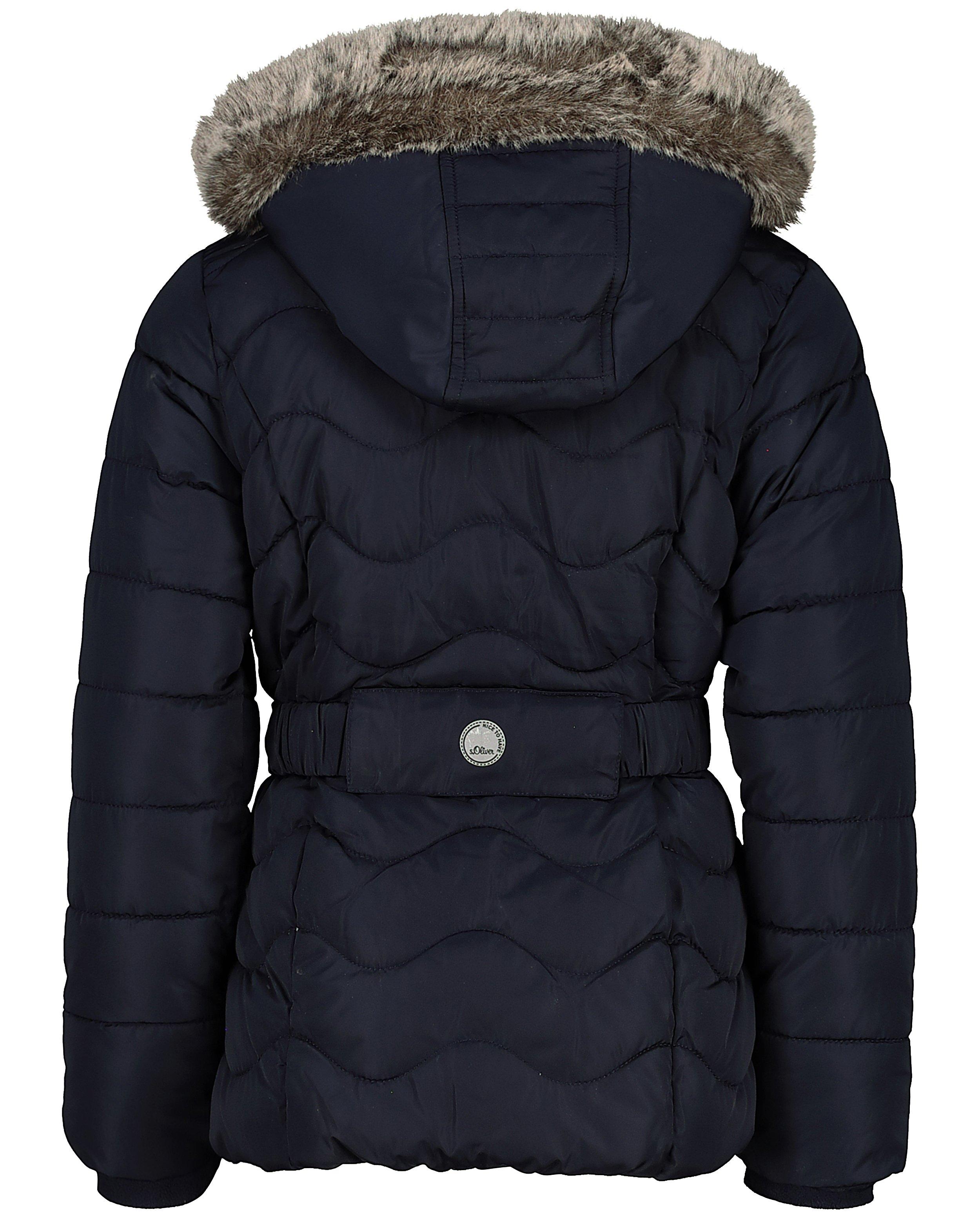Jassen - Donkerblauwe winterjas s.Oliver