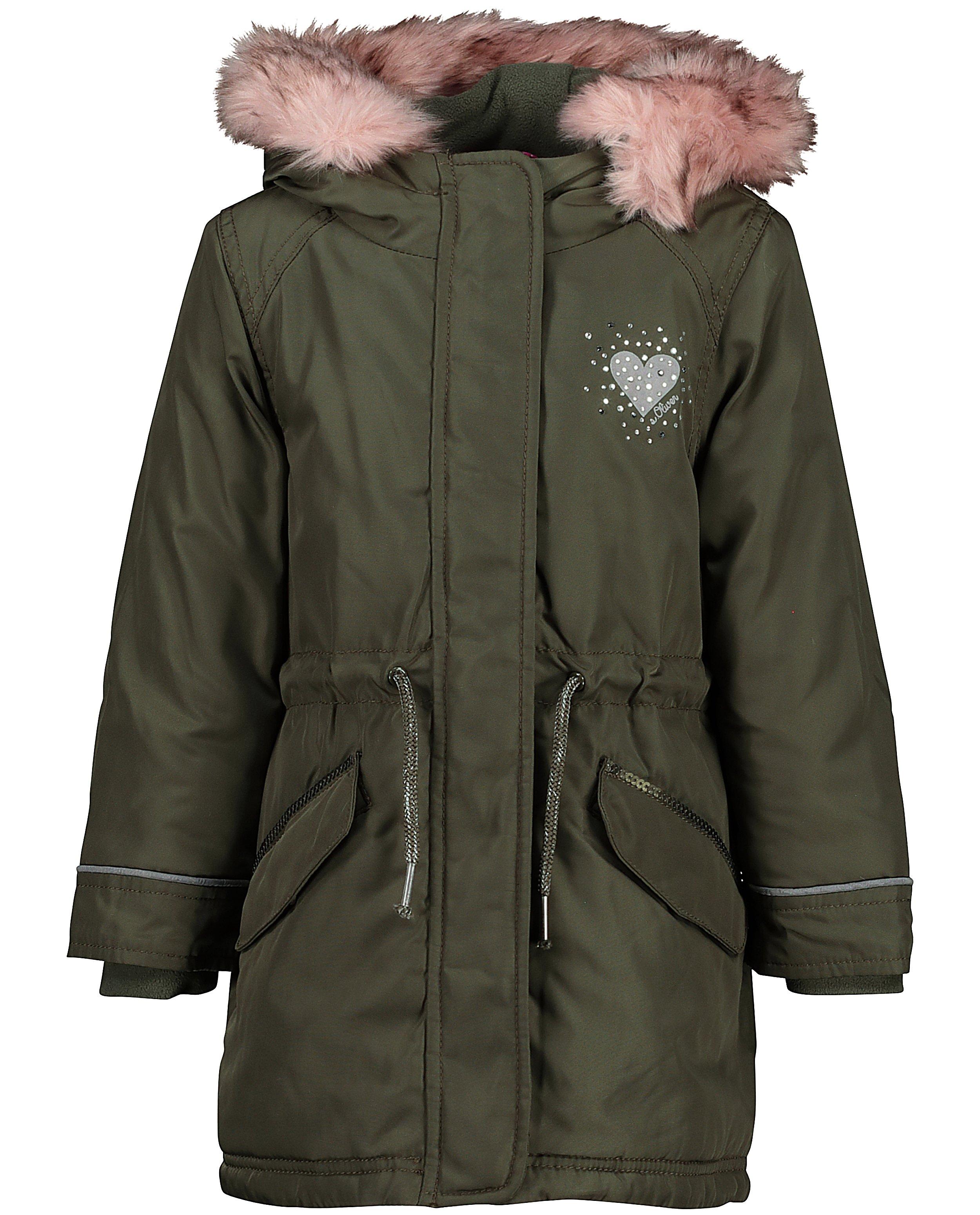 Parka d’hiver verte s.Oliver - fausse fourrure - S. Oliver