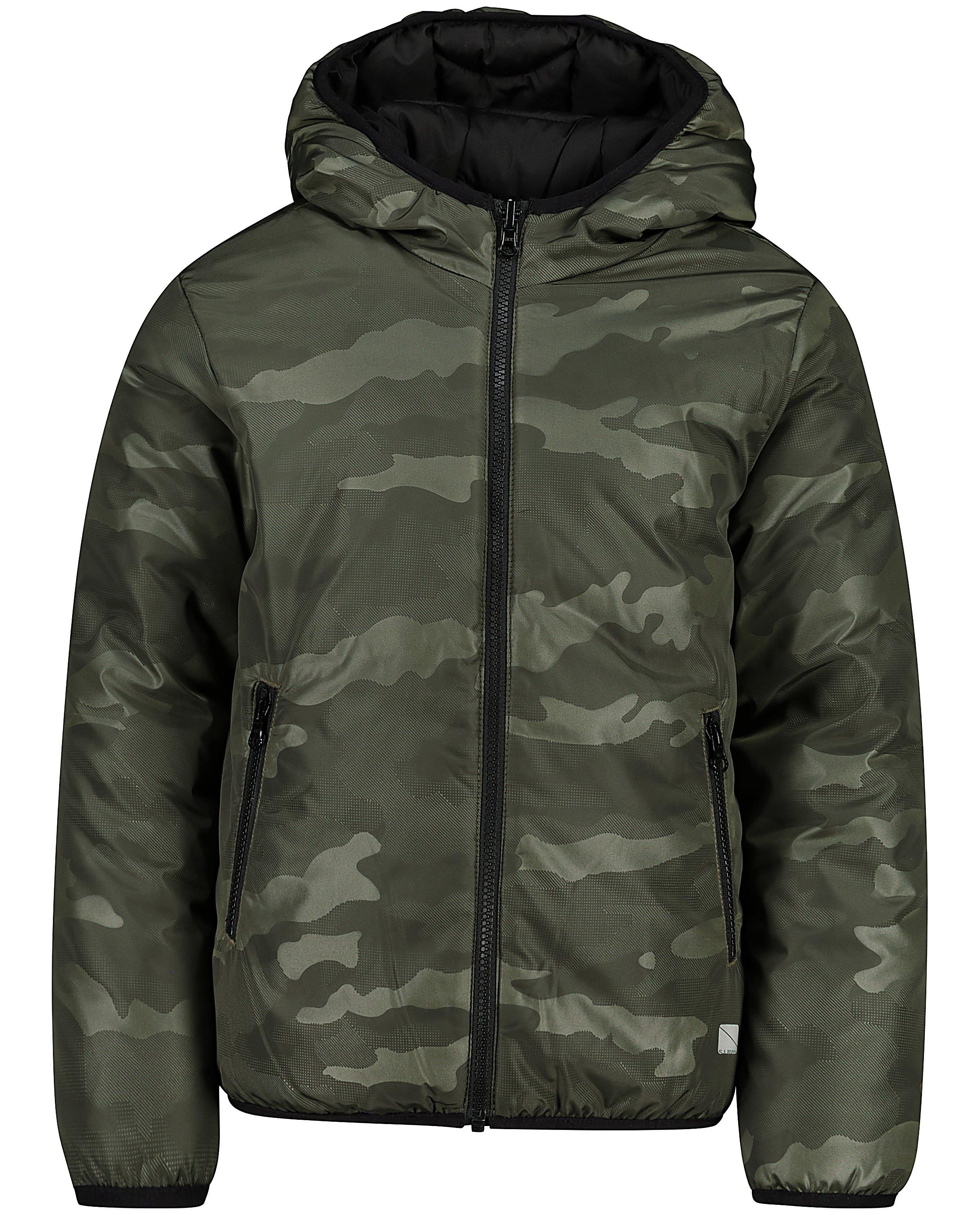 Manteau d’hiver réversible s.Oliver - kaki et noir - S. Oliver
