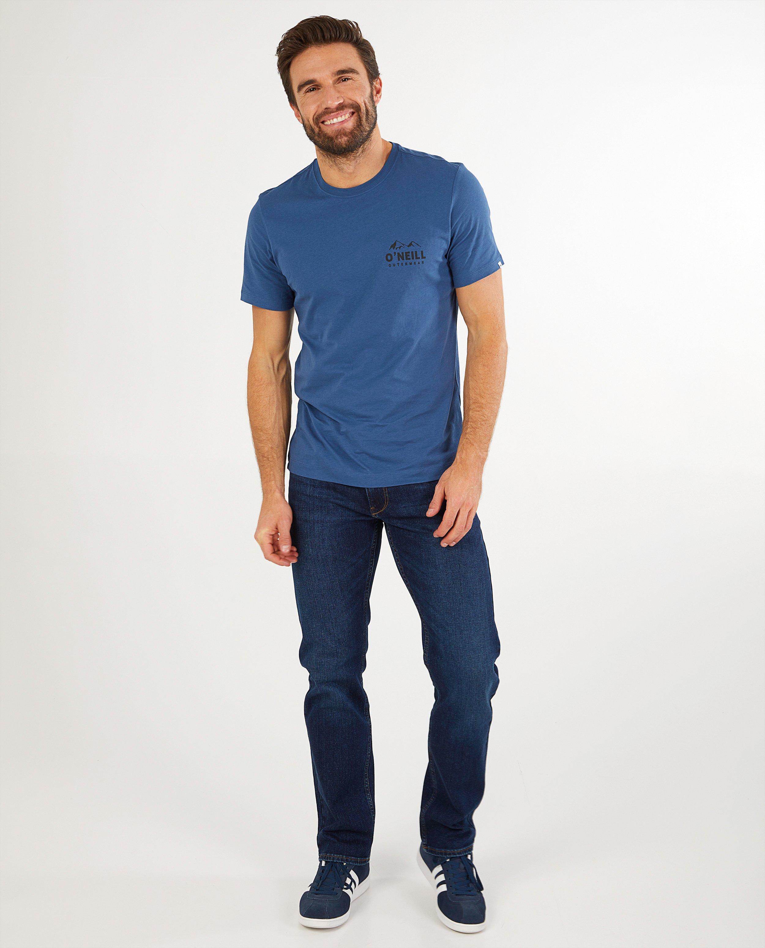T-shirt bleu à imprimé O’Neill - stretch - O’Neill