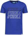 Blauw T-shirt met opschrift O'Neill - zwart, grijs en wit - O’Neill