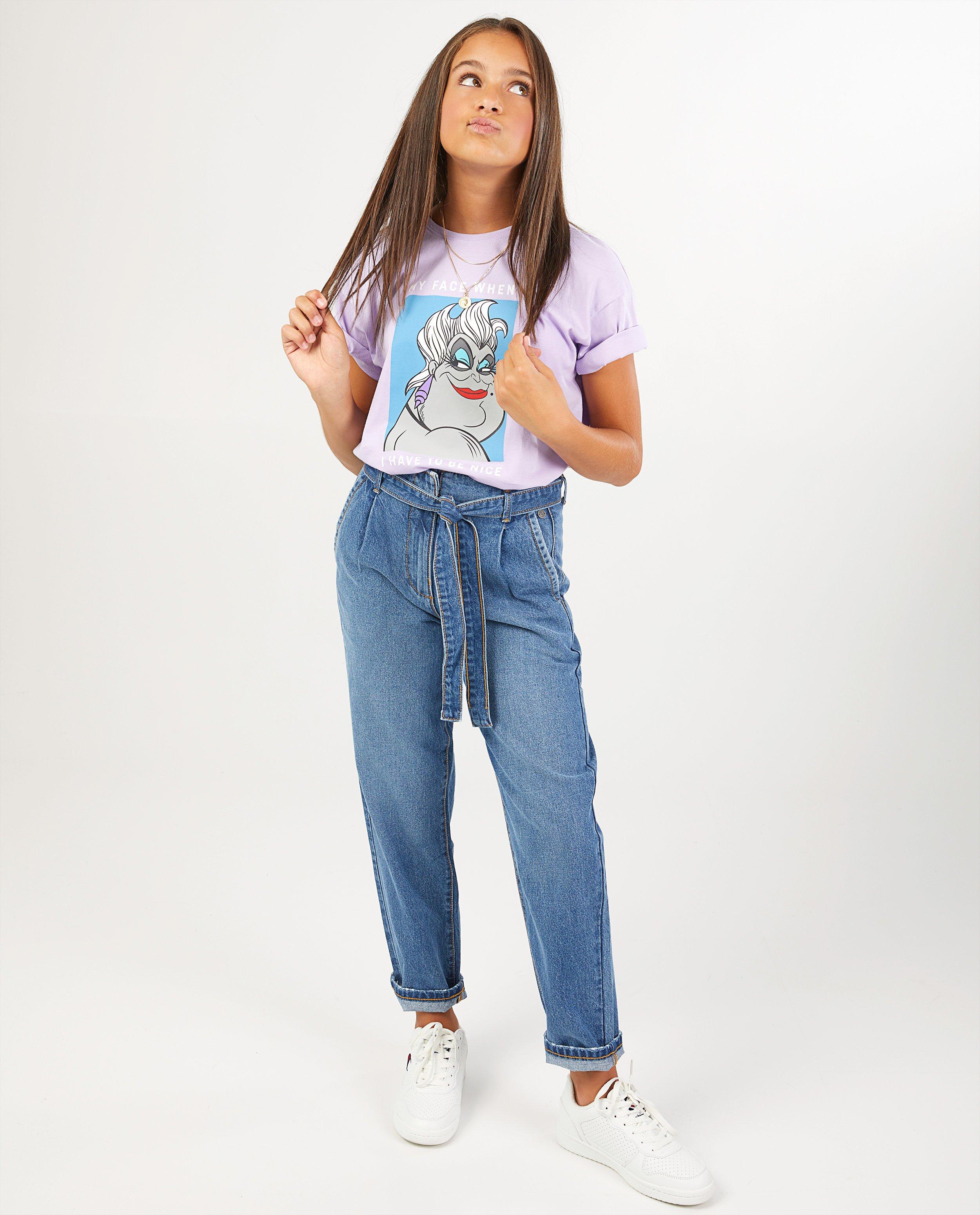 Lichtpaars T-shirt met print - Ursula - Groggy