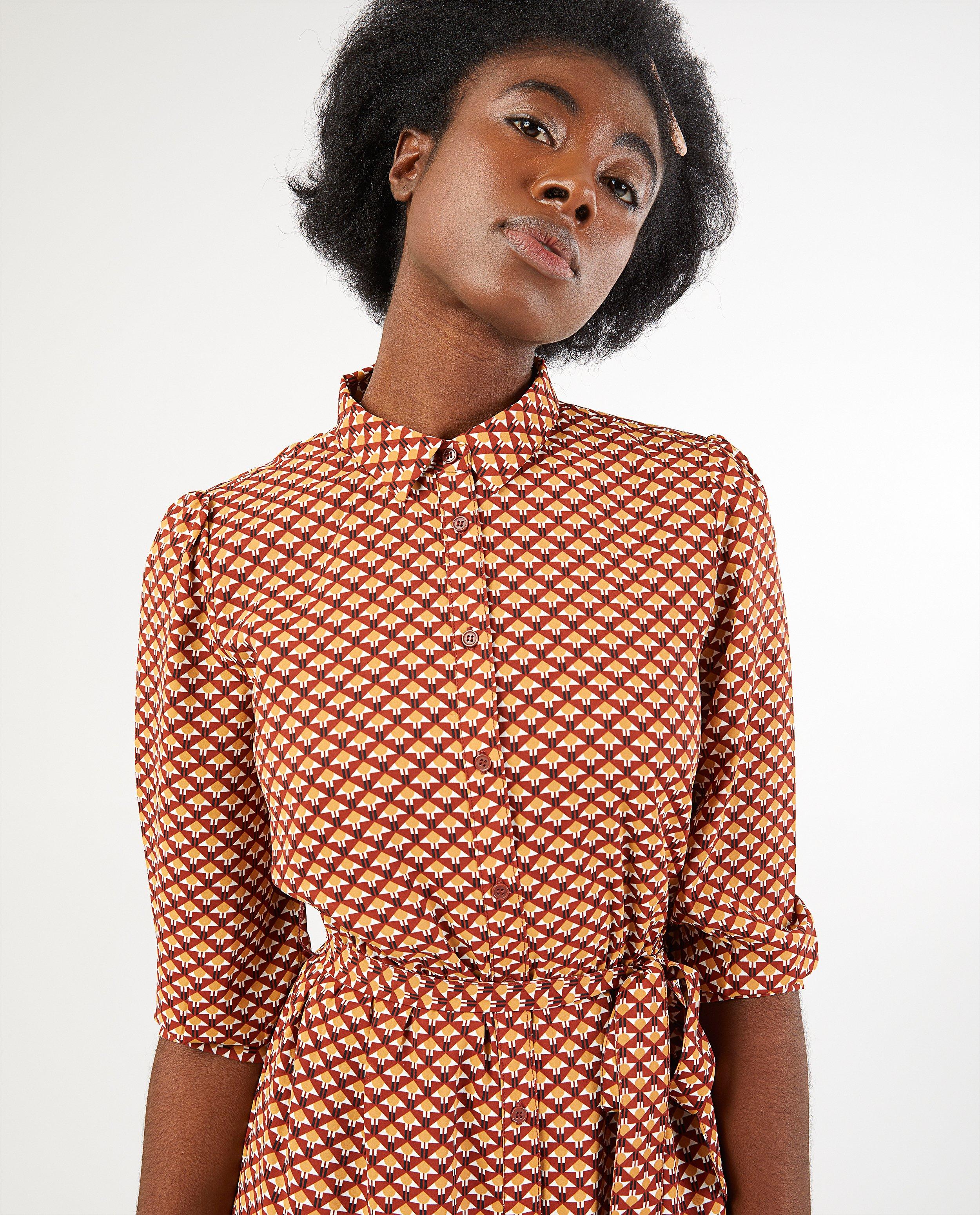 Kleedjes - Blousejurk met print Sora