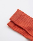Chaussettes - Chaussettes orange, fil métallisé