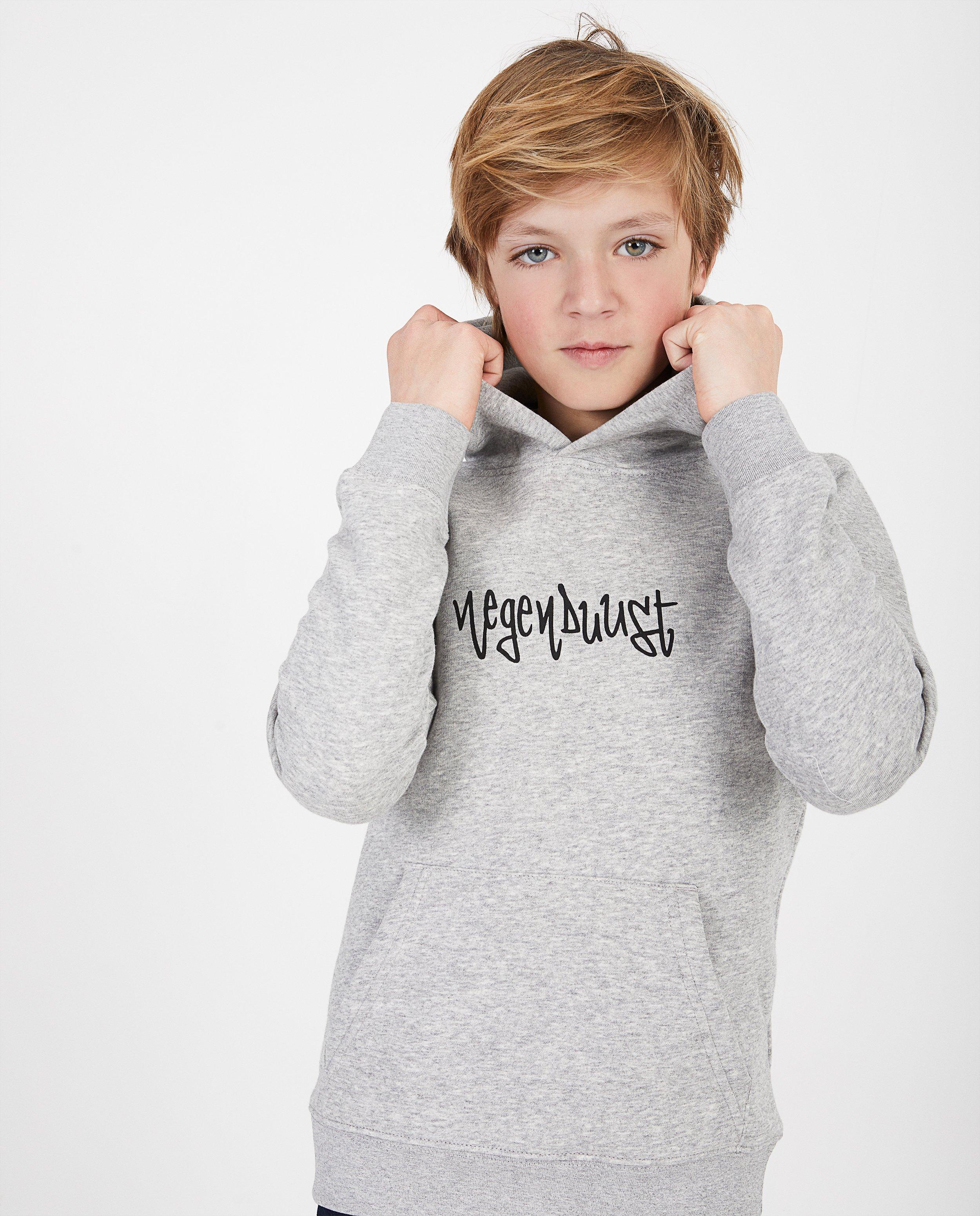 Hoodie gris unisexe Negenduust - à inscription - Negenduust