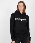 Zwarte unisex hoodie KEMPEN™ - met opschrift - Kempen