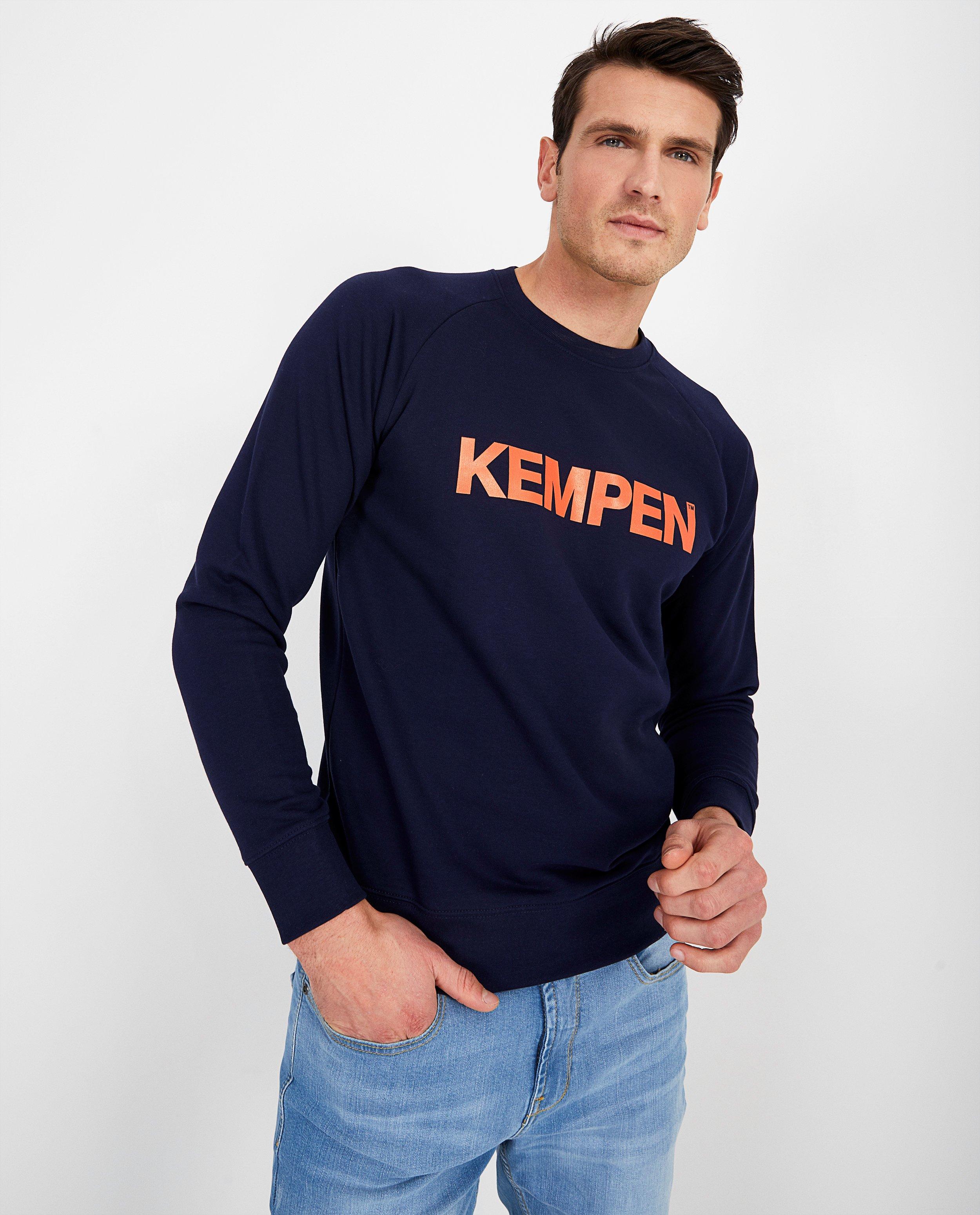 Sweat bleu unisexe KEMPENTM - à inscription - Kempen