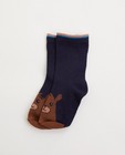 Chaussettes bleues avec un ourson pour bébés - imprimé - Cuddles and Smiles