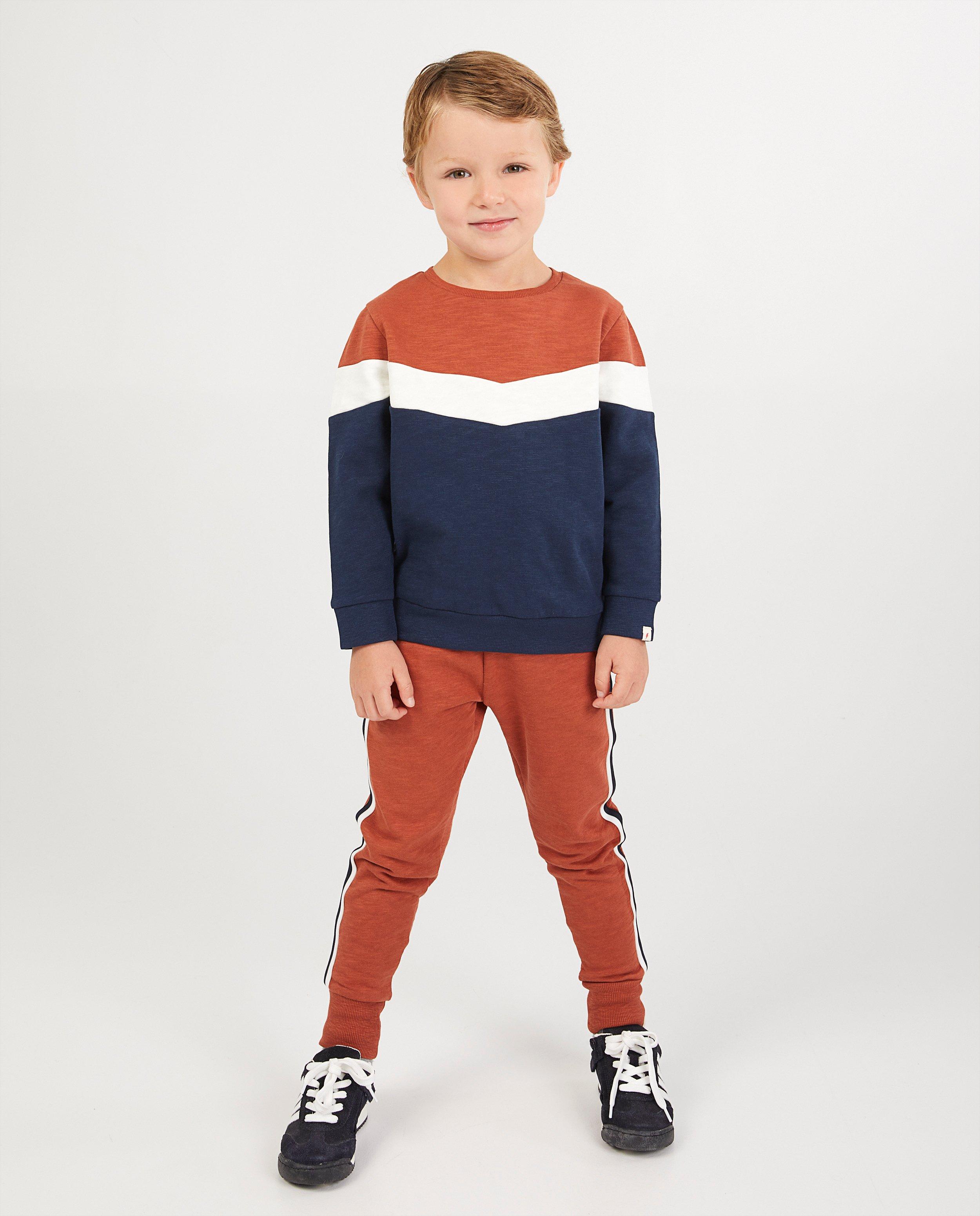 Sweat en coton bio - color block - Kidz Nation