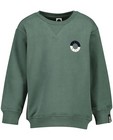 Groene sweater Tumble 'n Dry - met patch - Tumble 'n Dry