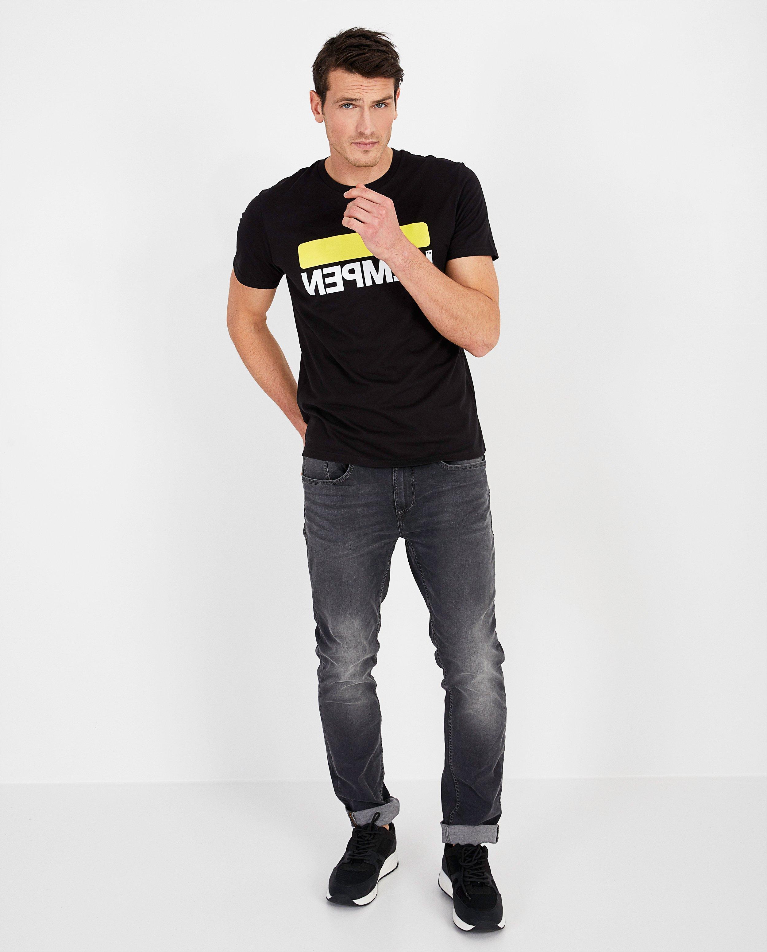 Donkergrijze slim denim - twister - null - Blend