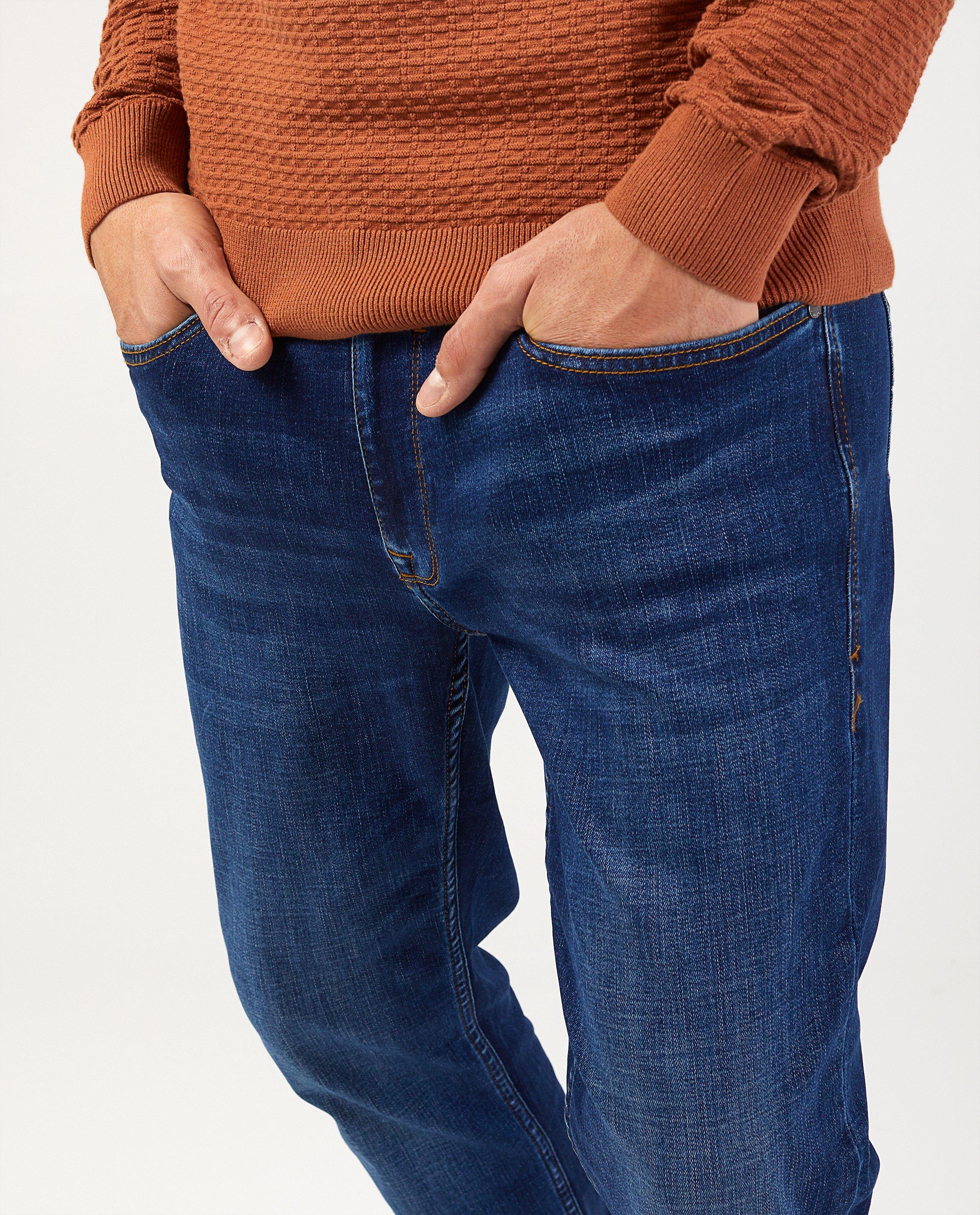 Jeans - Jeans slim bleu - Jet