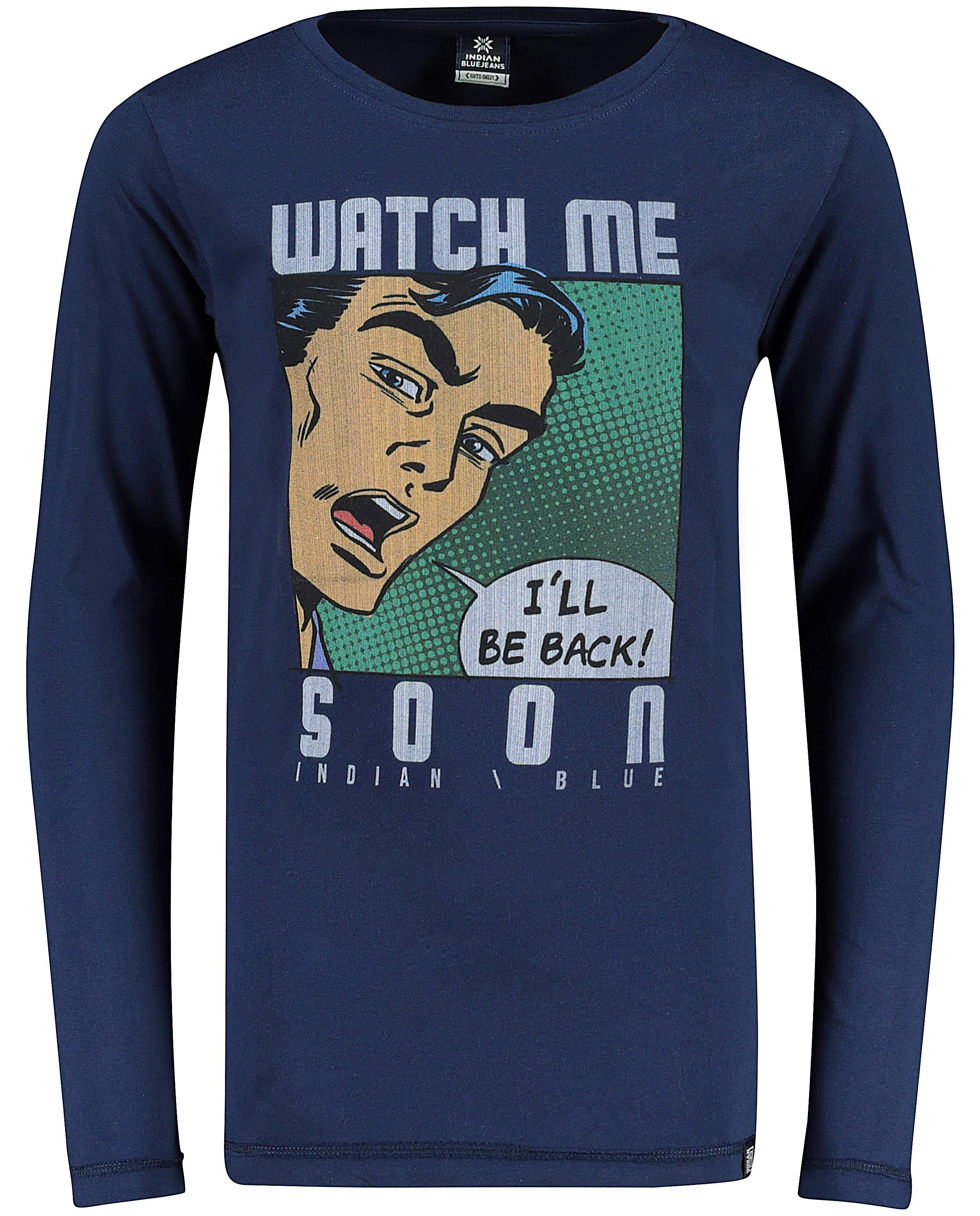 Longsleeve Indian Blue Jeans - met graphic print - Indian Blue Jeans