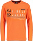 T-shirt orange à manches longues Indian Blue Jeans - stretch - Indian Blue Jeans