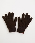 Donkergroene handschoenen - met fleece - JBC